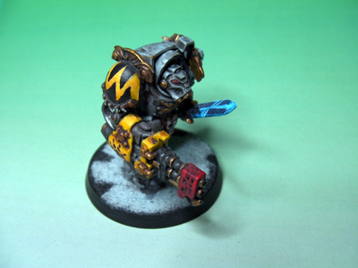 Space Wolves Wolf Guard with Heavy Flamer