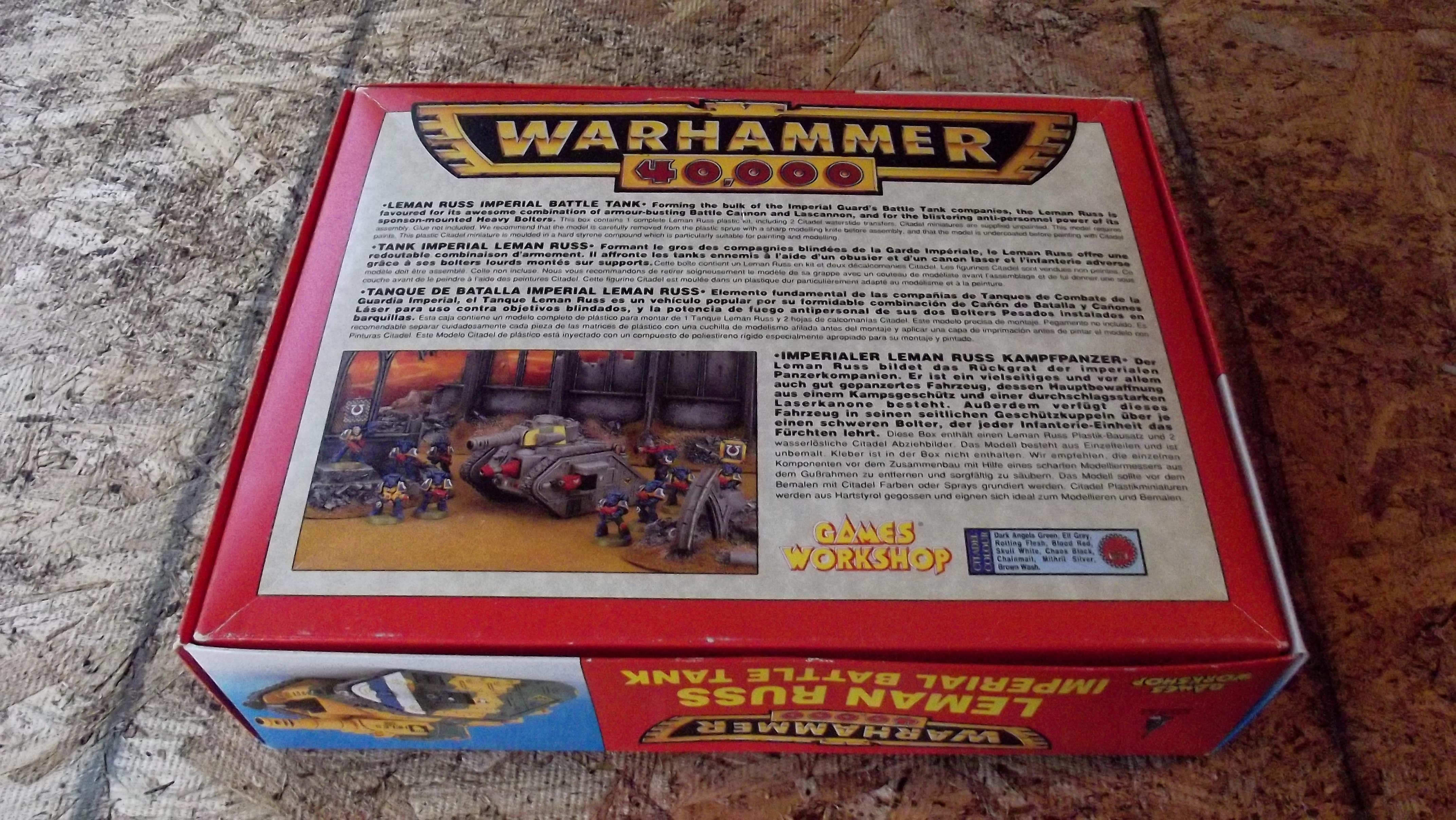Dark Millennium, Imperial Guard, Leman Russ, Out Of Production, Unboxing
