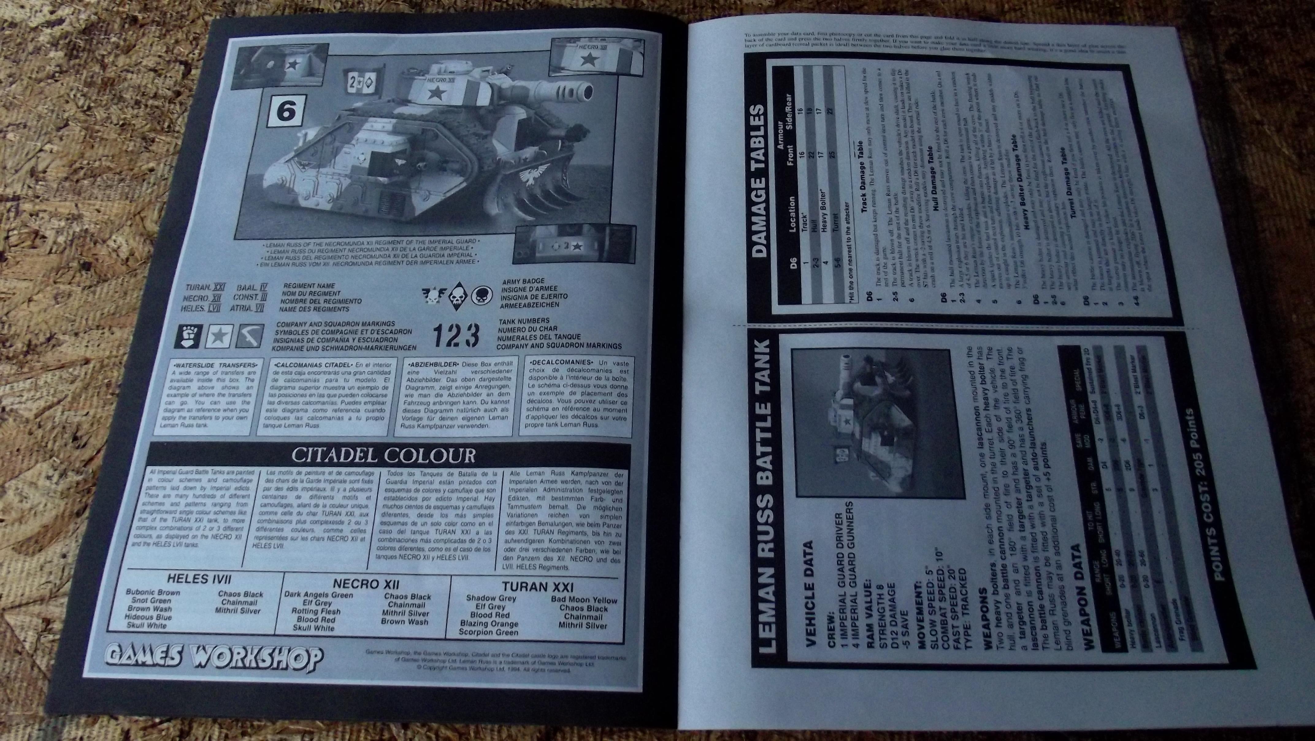 Dark Millennium, Imperial Guard, Leman Russ, Out Of Production, Unboxing