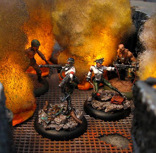 Bomberzombies, Female, Flames, Gretel Von X, Ilse Von X, Incursion, Sturmzombies