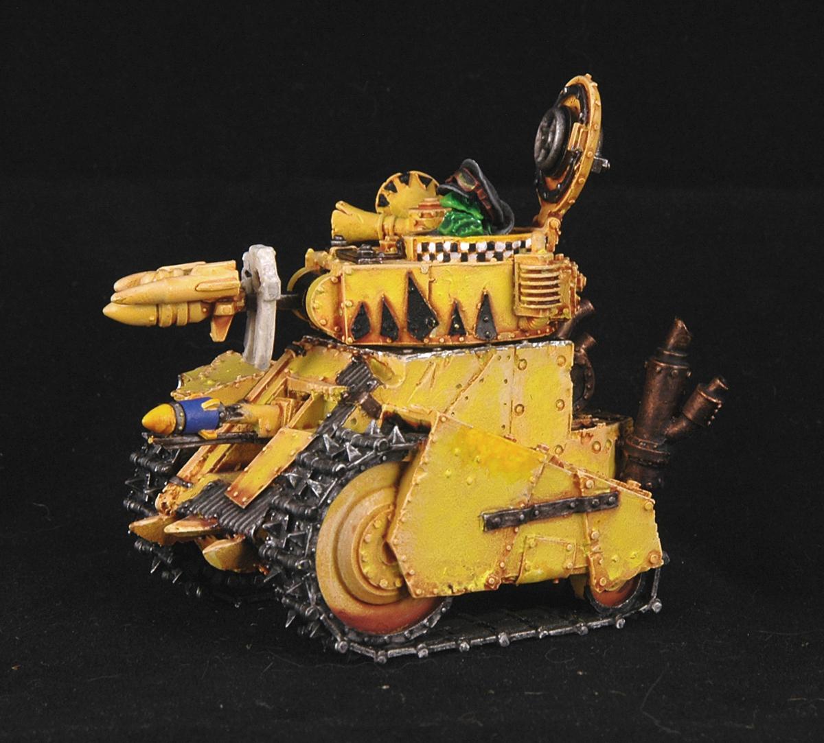 Bad Moons, Grot Tank, Orks, Warhammer 40,000, Work In Progress