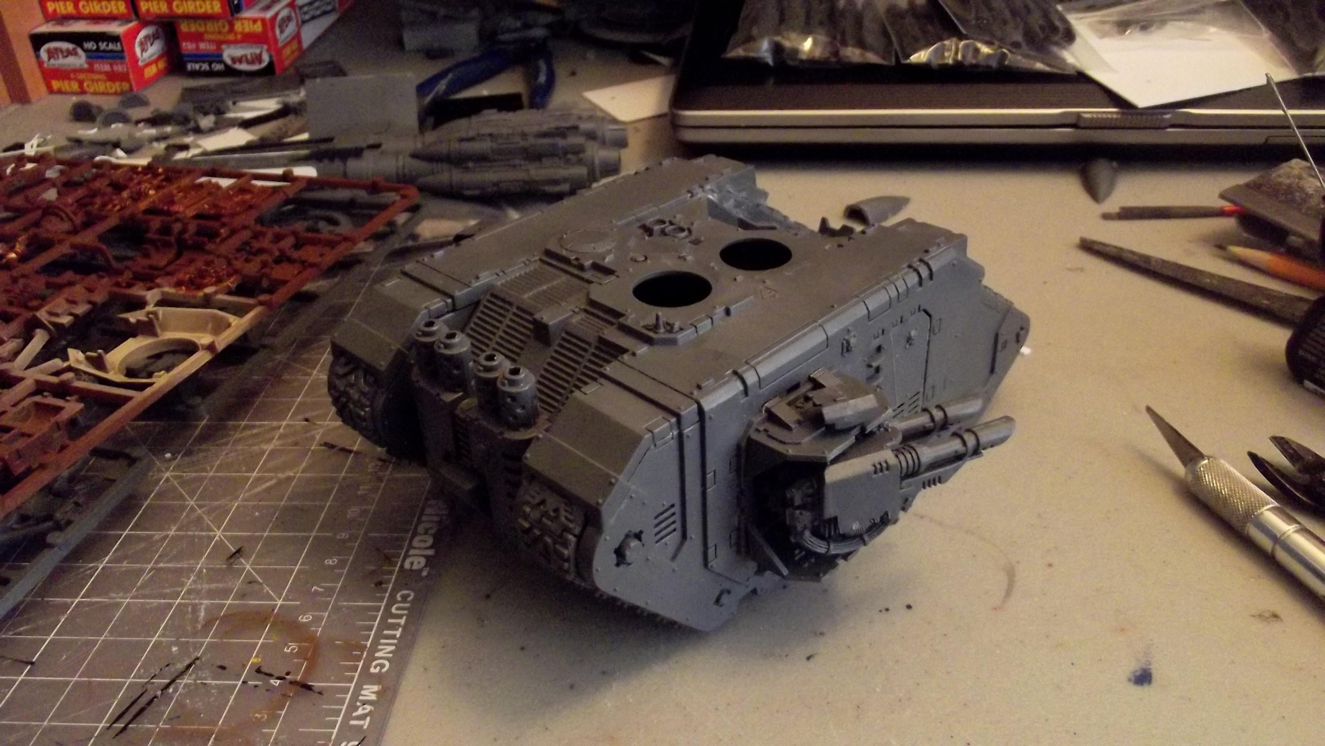 Land Raider, Salvage, Terminus Ultra, Work In Progress