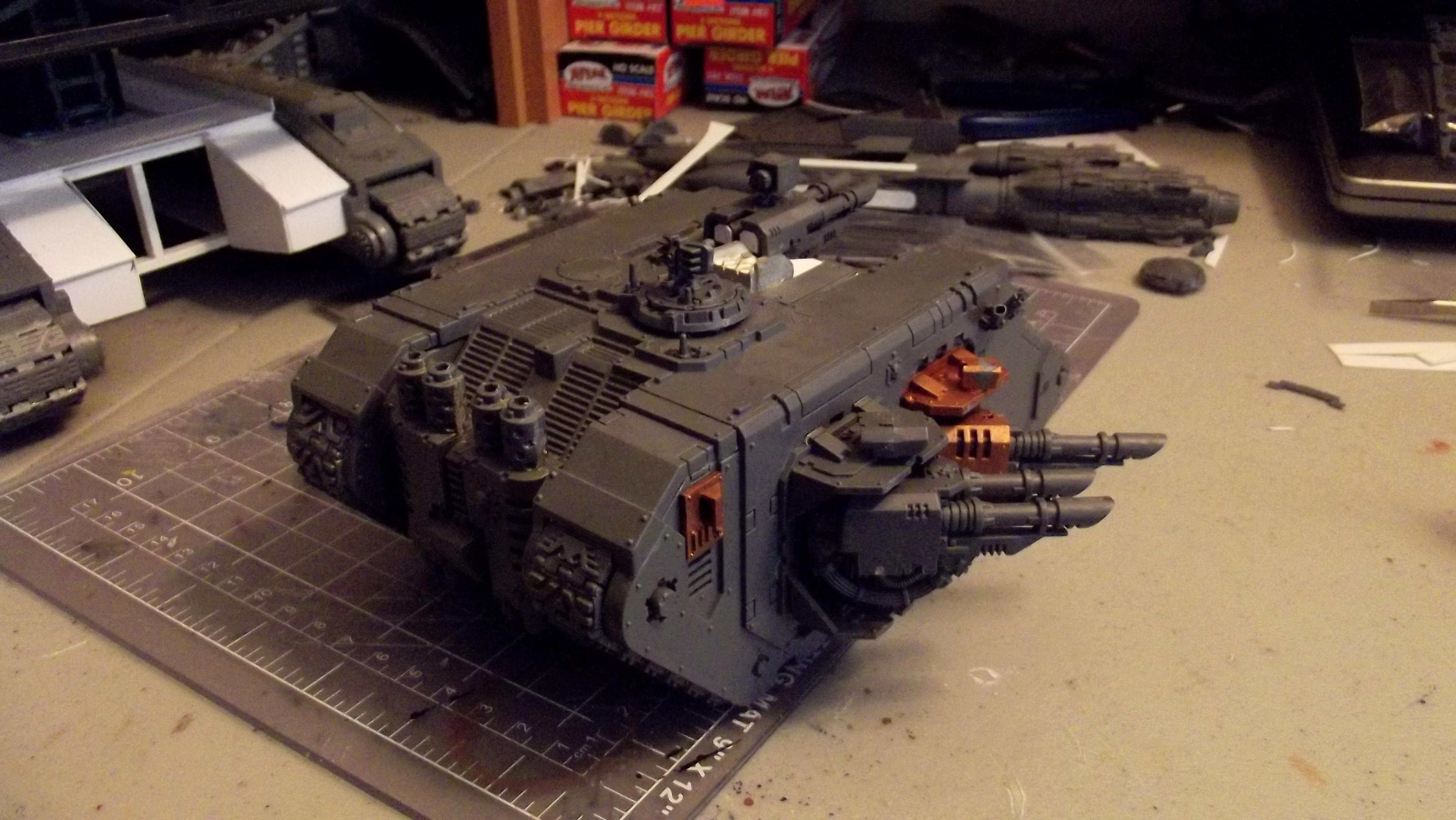Land Raider, Salvage, Terminus Ultra, Work In Progress