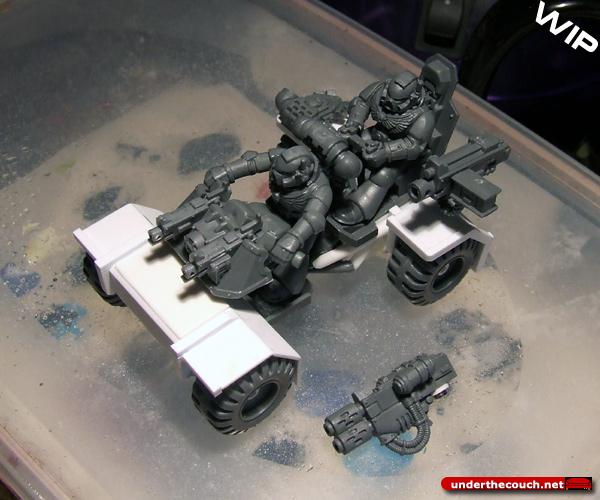 Attack Bike, Quad Bike, Space Marines