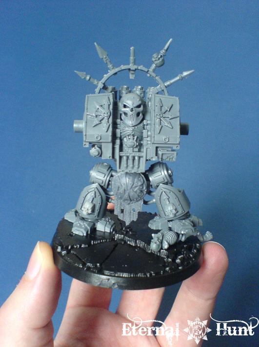 Chaos, Chaos Space Marines, Conversion, Dreadnought, Warhammer 40,000, Work In Progress