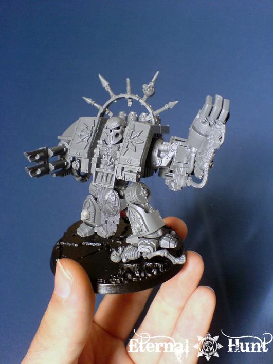 Chaos, Chaos Space Marines, Conversion, Dreadnought, Warhammer 40,000, Work In Progress