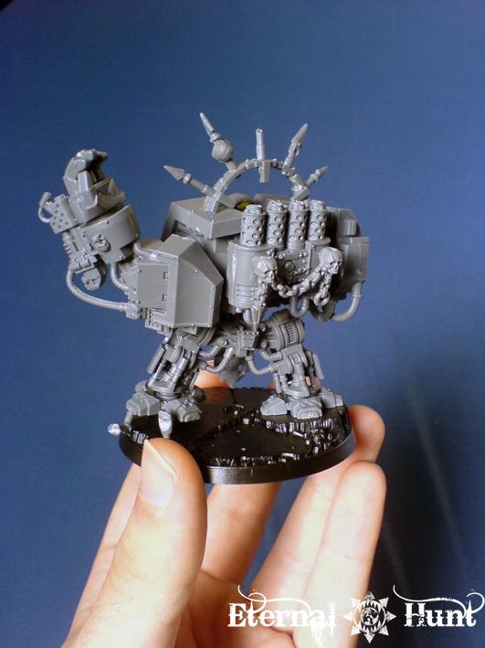 Chaos, Chaos Space Marines, Conversion, Dreadnought, Warhammer 40,000, Work In Progress