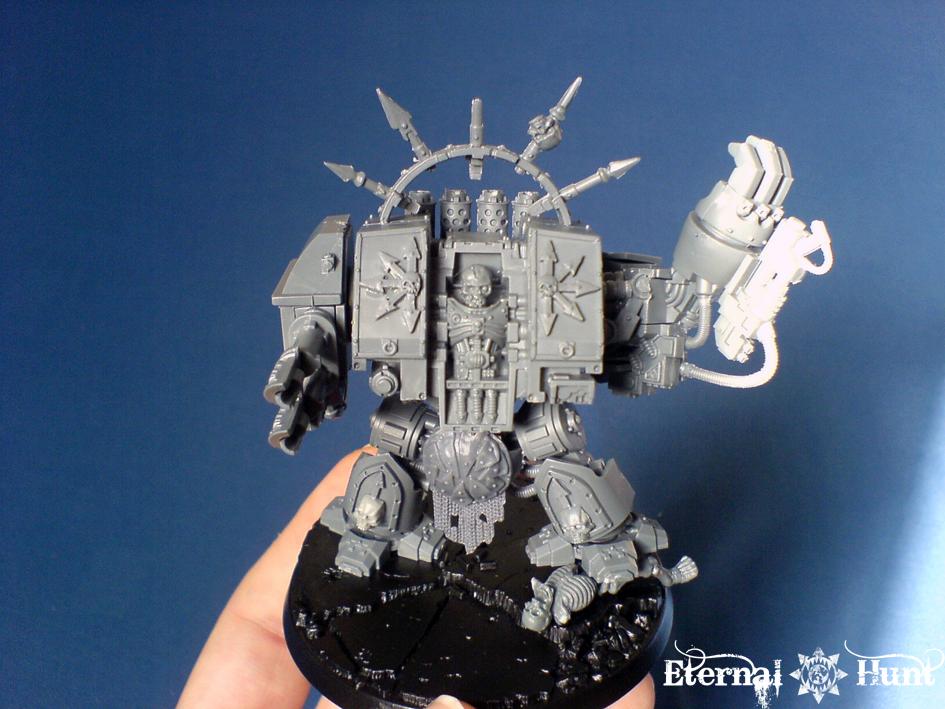 Chaos, Chaos Space Marines, Conversion, Dreadnought, Warhammer 40,000, Work In Progress