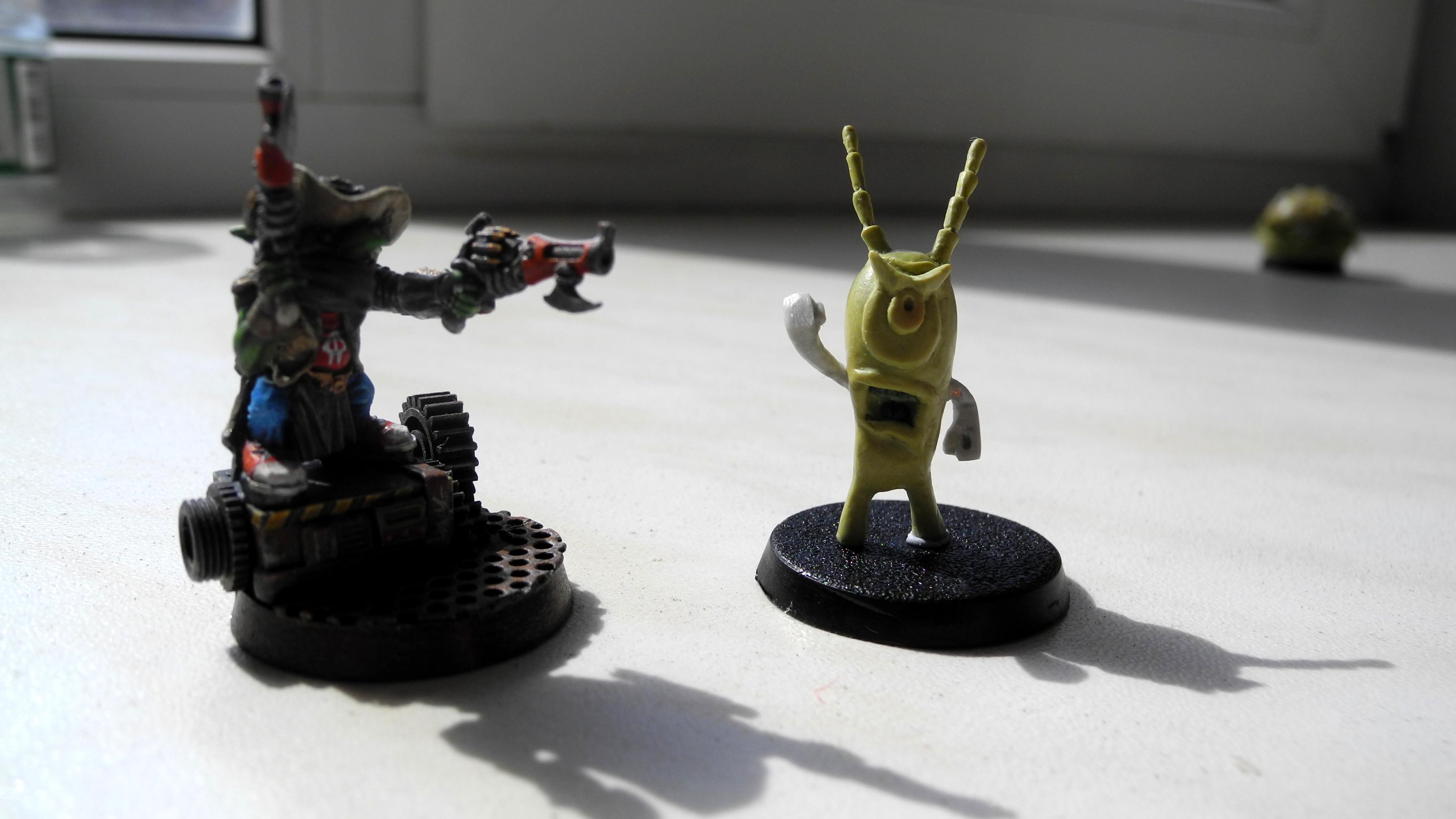 Alien, Fun, Plankton, Sheldon, Toon