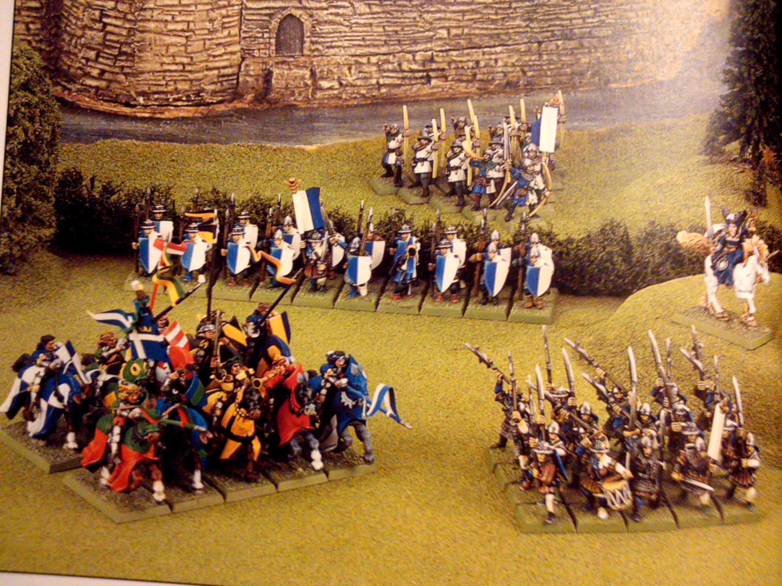 Archers, Bretonnians, Build, Grail, Hobby, Knights, Men At Arms, Painting, Peasant, Pegasus, Warhammer Fantasy, Wf