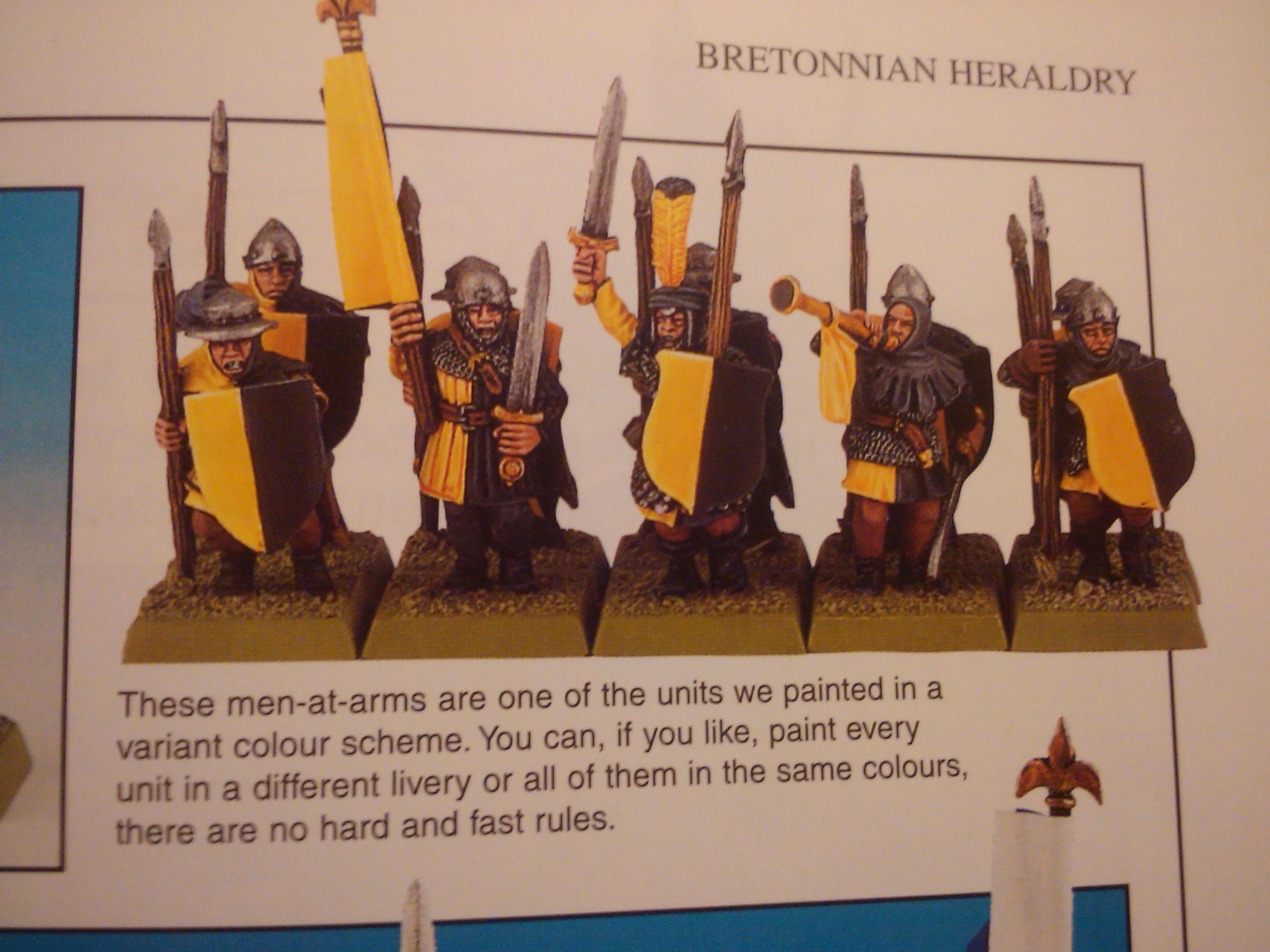 Archers, Bretonnians, Build, Grail, Hobby, Knights, Men At Arms, Painting, Peasant, Pegasus, Warhammer Fantasy, Wf