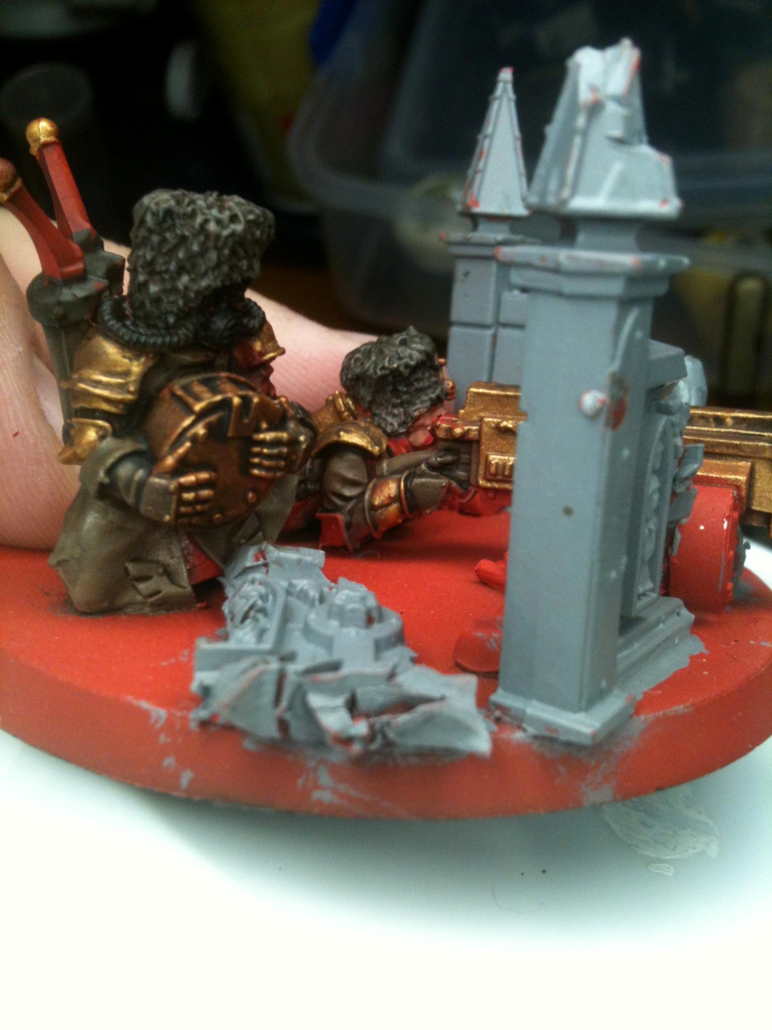 Heavy Bolter, Vostroyans, Weapons Team, Work In Progress