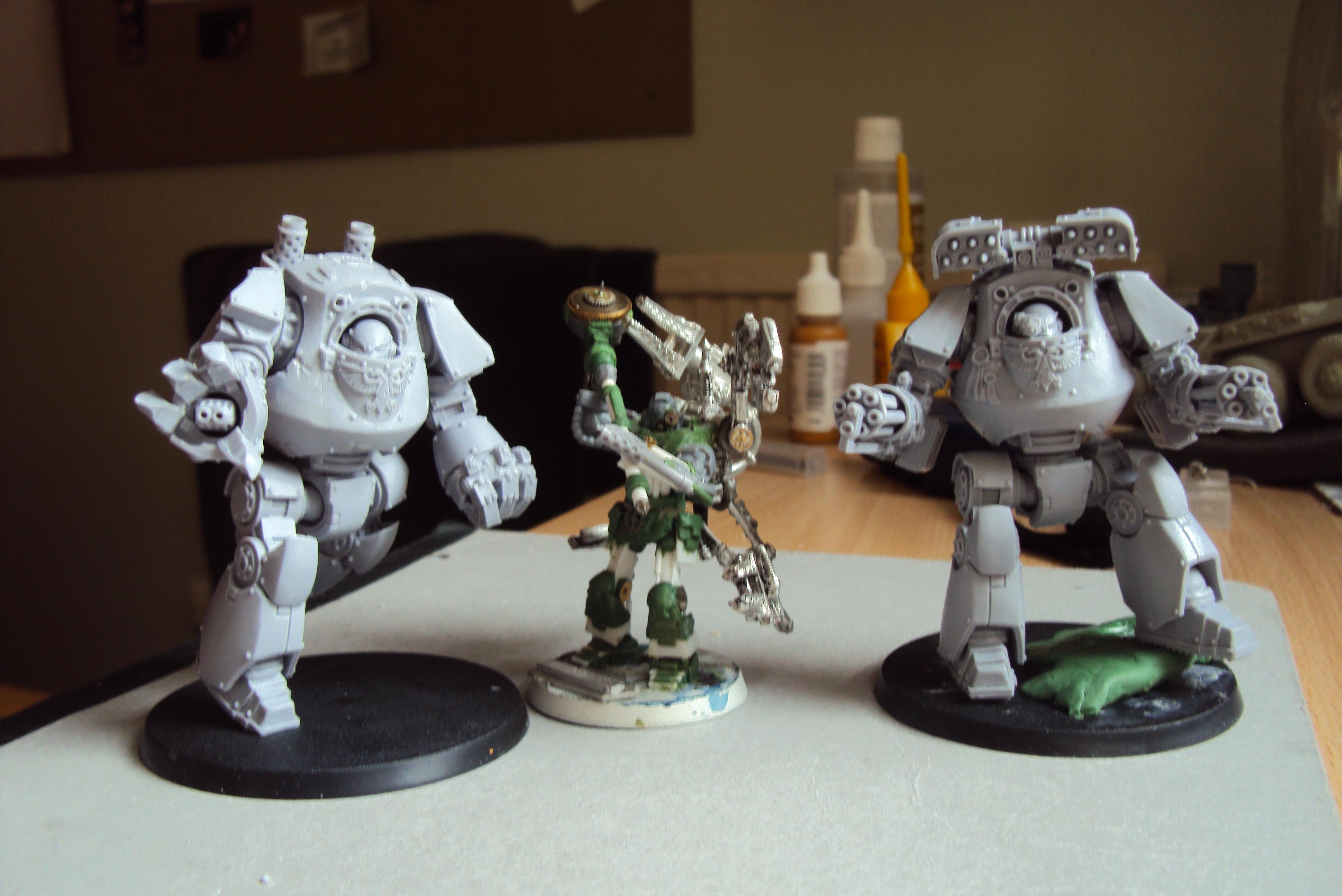 Contemptor Dreadnought, Dreadnought, Sons Of Medusa, Space Marines, Walker, Warhammer 40,000, Work In Progress