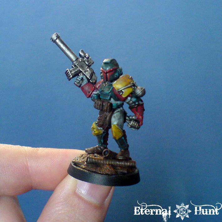 Boba Fett, Bounty Hunter, Conversion, Inq28, Inquisitor, Inquisitor Antrecht, Mandalorian, Retinue, Warhammer 40,000