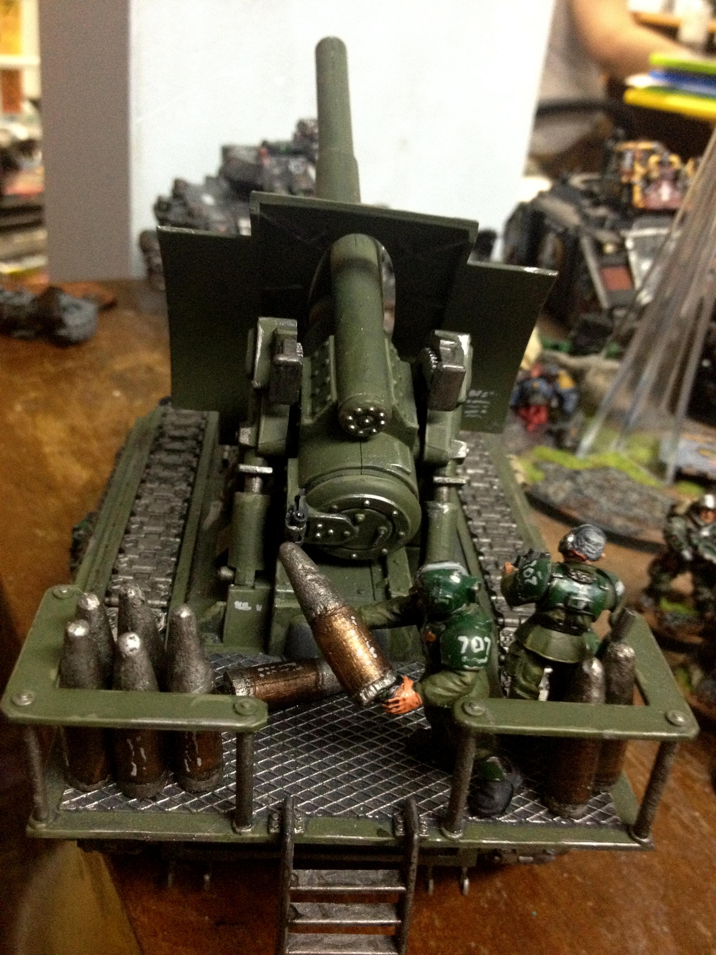 28mm, Artillery, Basilisk, Close Up, Games Workshop, Heavy Support, Imperial Guard, Painted, Tank, Warhammer 40,000