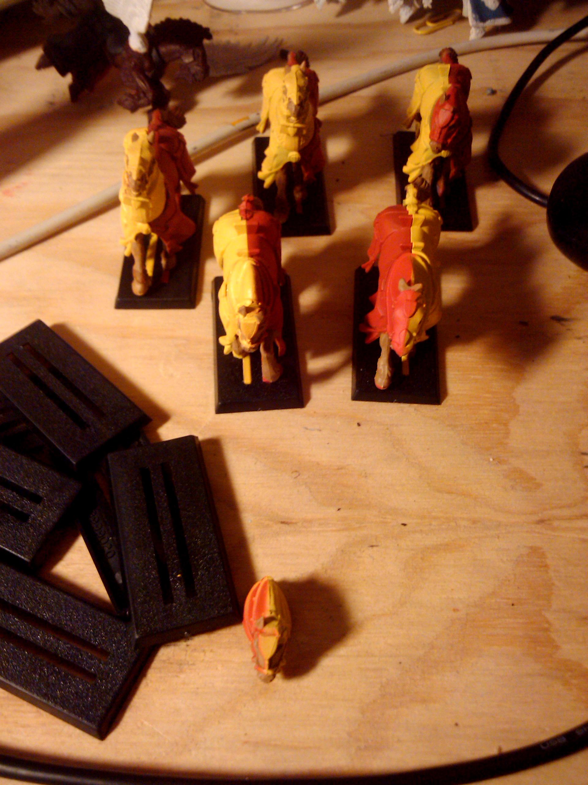 Archers, Bretonnians, Build, Grail, Hobby, Knights, Men At Arms, Painting, Peasant, Pegasus, Warhammer Fantasy, Wf