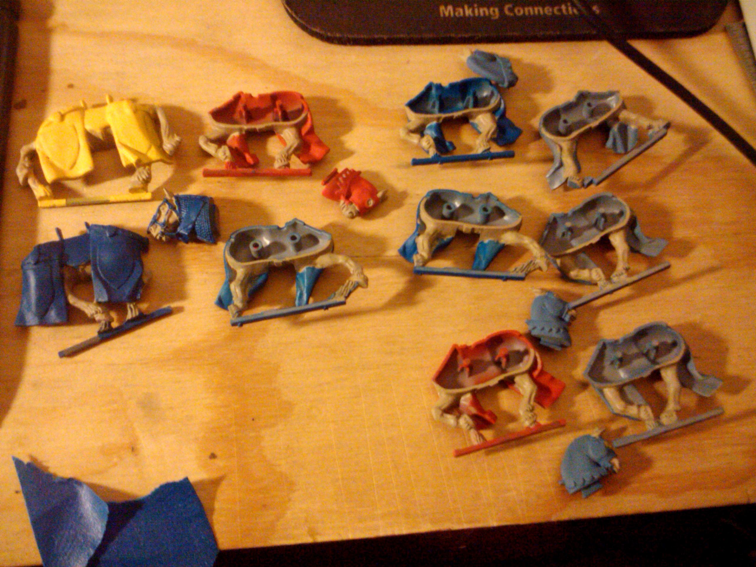 Archers, Bretonnians, Build, Grail, Hobby, Knights, Men At Arms, Painting, Peasant, Pegasus, Warhammer Fantasy, Wf