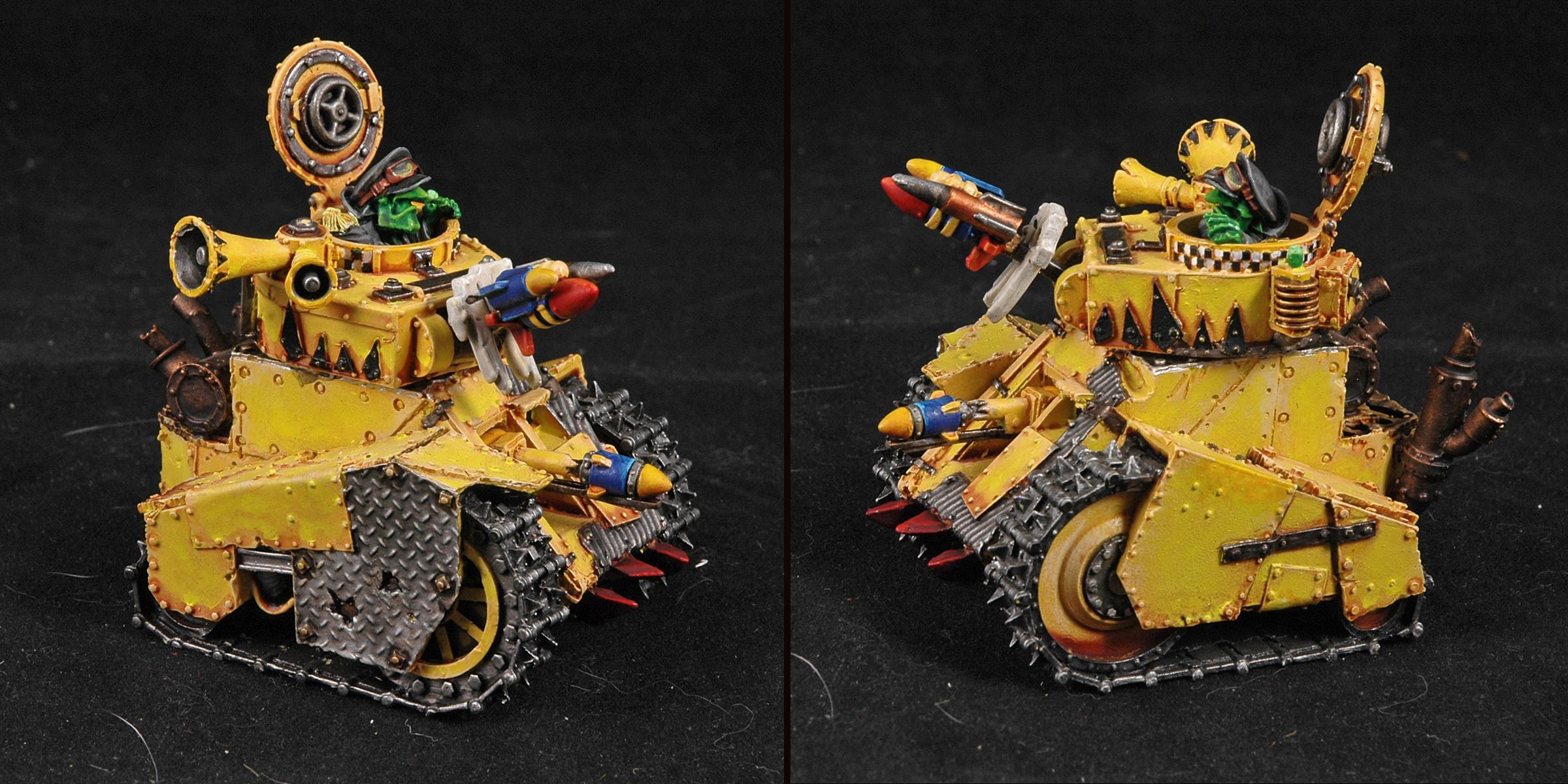 Bad Moons, Grot Tank, Orks, Warhammer 40,000, Work In Progress