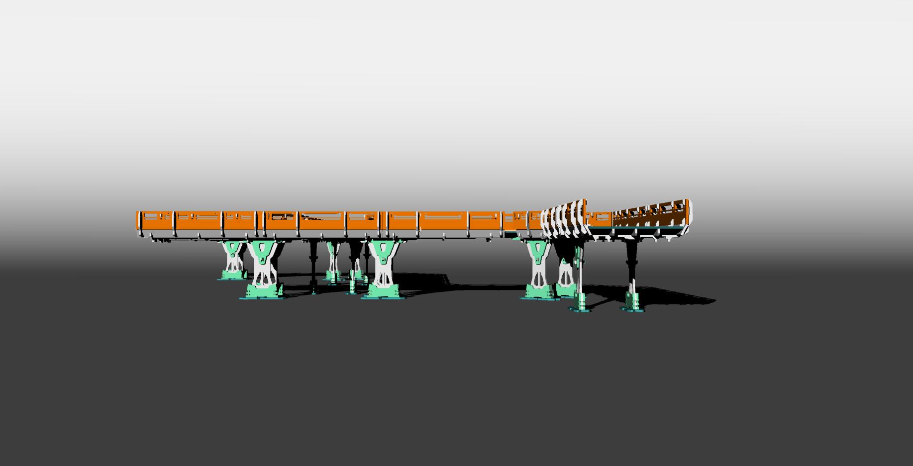 Bridge, Cad, Infinity, Structure, Terrain, Warhammer 40,000