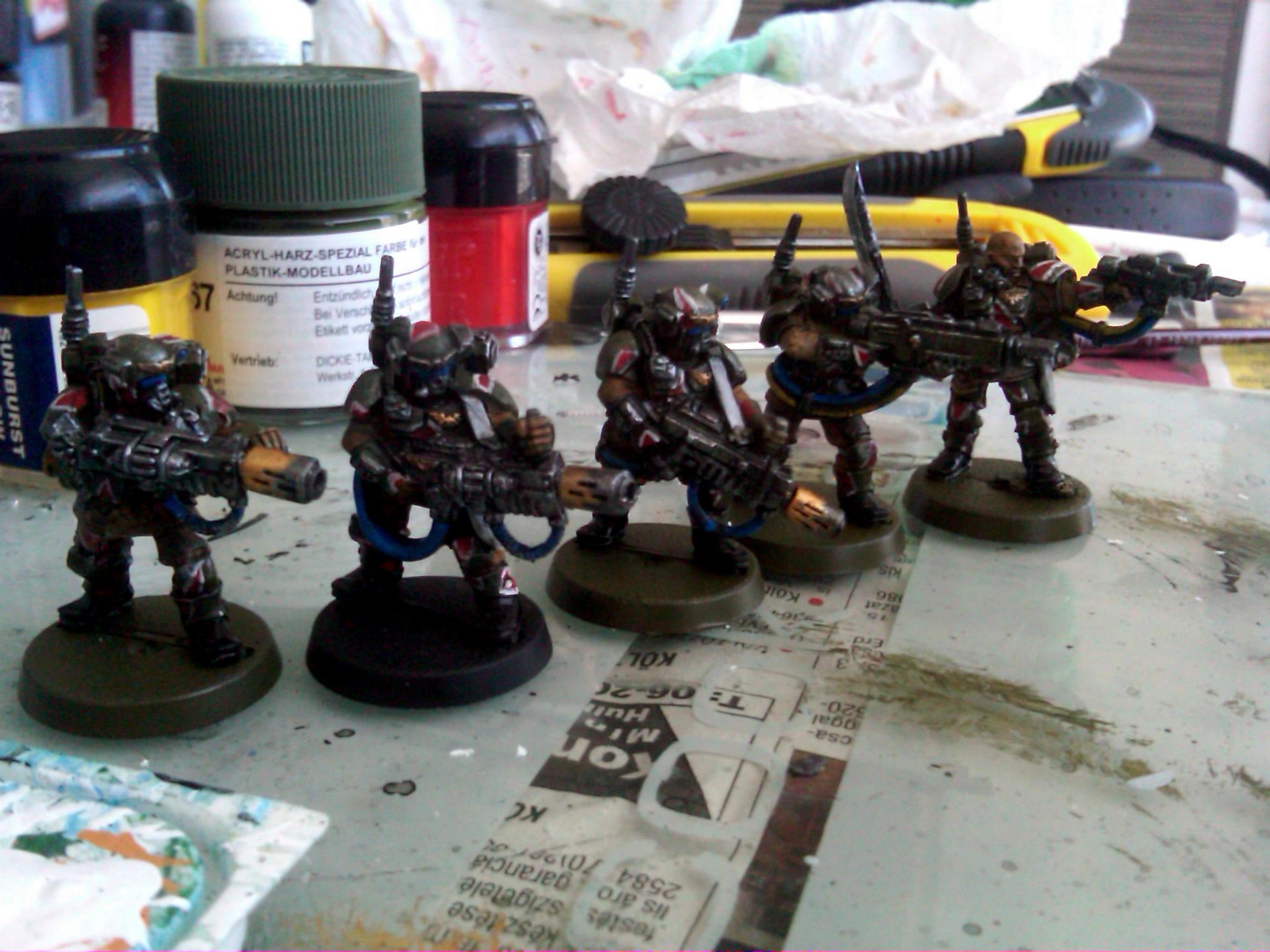 8th, Cadians, Carapace, Cut, Imperial Guard, Kasrkin, Meltagun, Metal ...