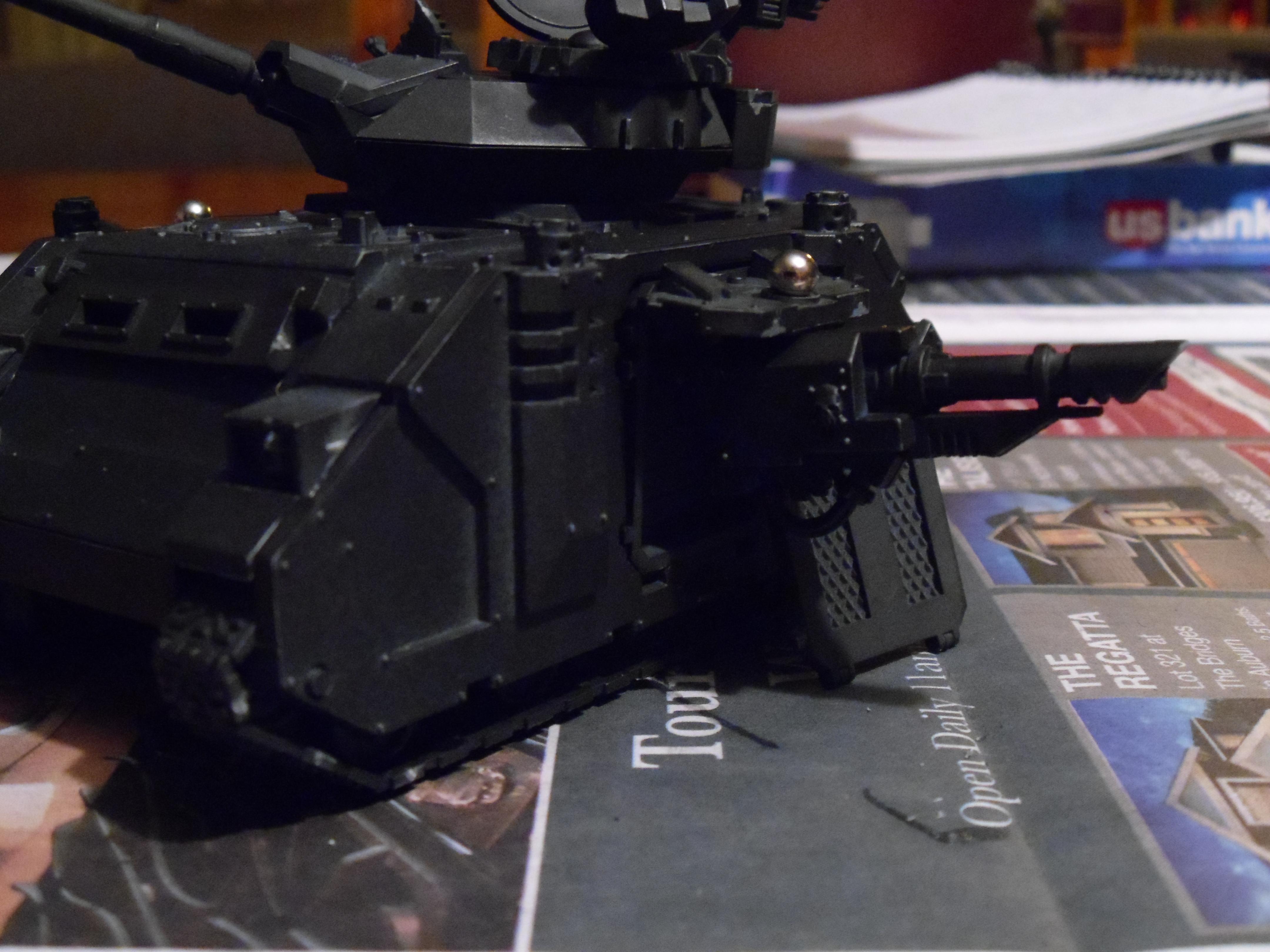 Armor, Customizable, Heavy Support, Imperial Fists, Magnet, Predator, Space Marines, Tank, Warhammer 40,000, Work In Progress