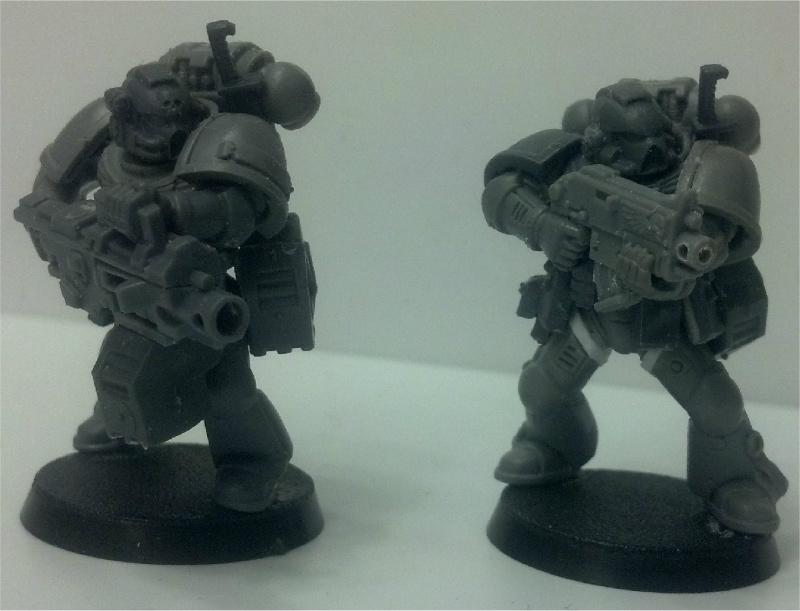 Heavy Bolter, Space Marines, Tall Scale, True Scale