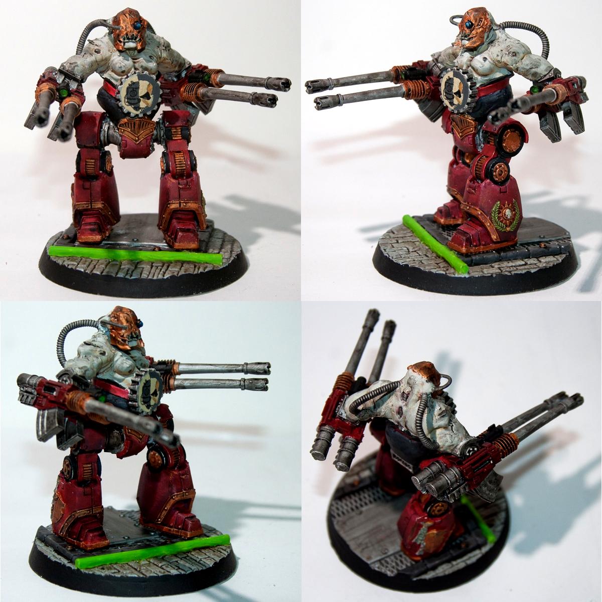 Adeptus Mechanicus, Admech, Contemptor, Conversion, Games Workshop, Ogre Bits, Ogres, Space Marine Bits, Warhammer 40,000