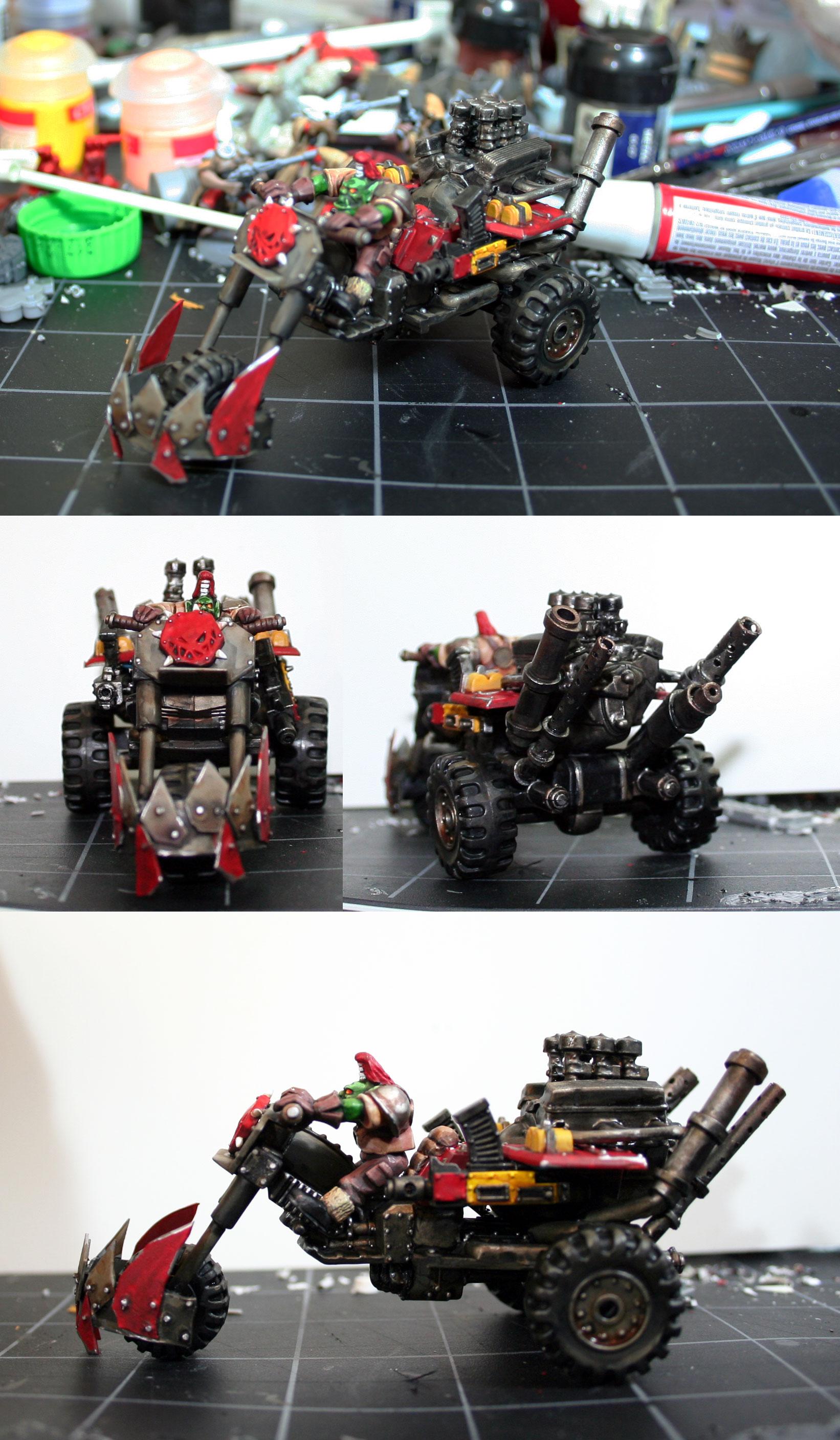 Buggy, Conversion, Dakka Dakka, Orks, Red