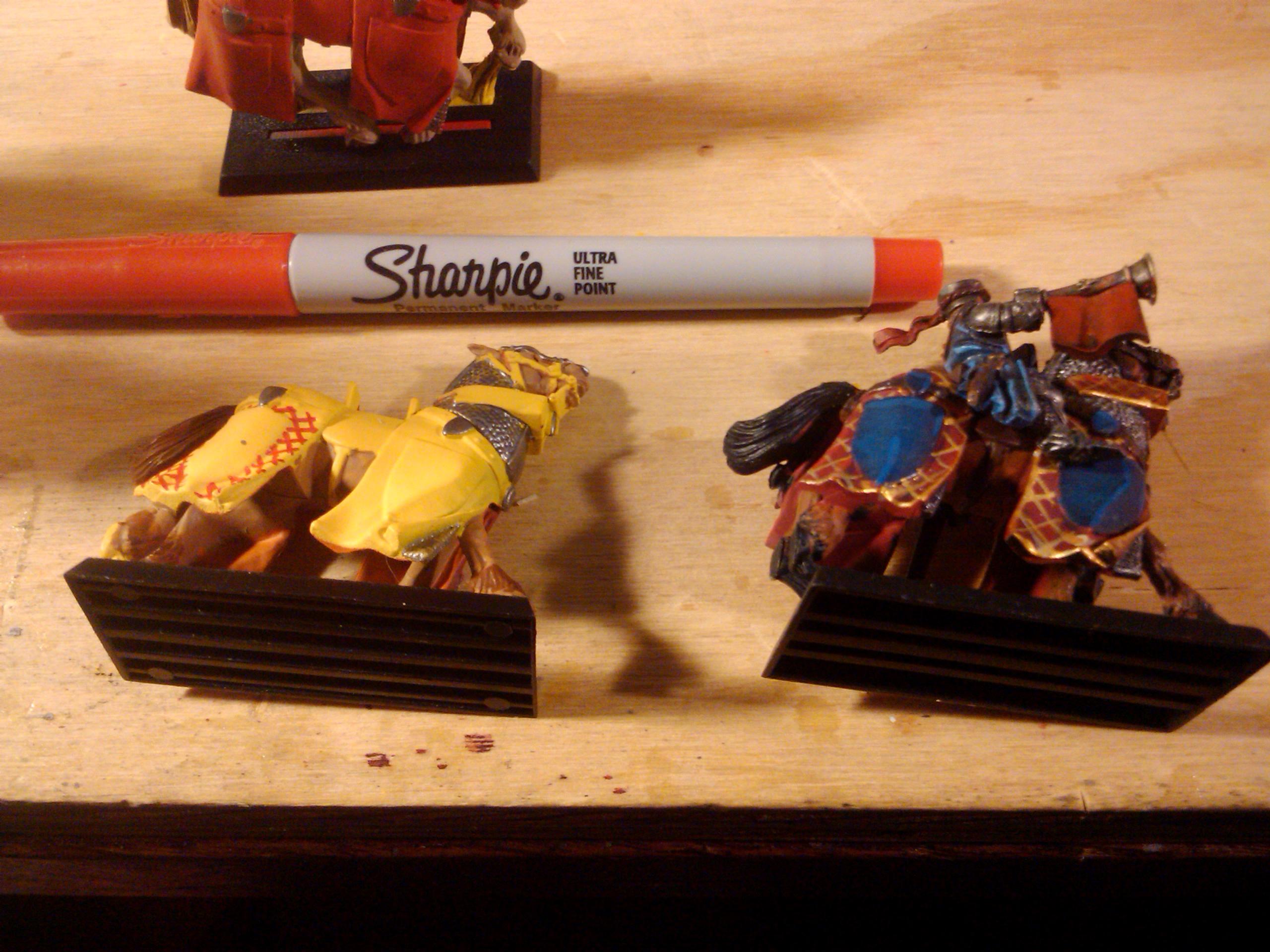 Archers, Bretonnians, Build, Grail, Hobby, Knights, Men At Arms, Painting, Peasant, Pegasus, Warhammer Fantasy, Wf