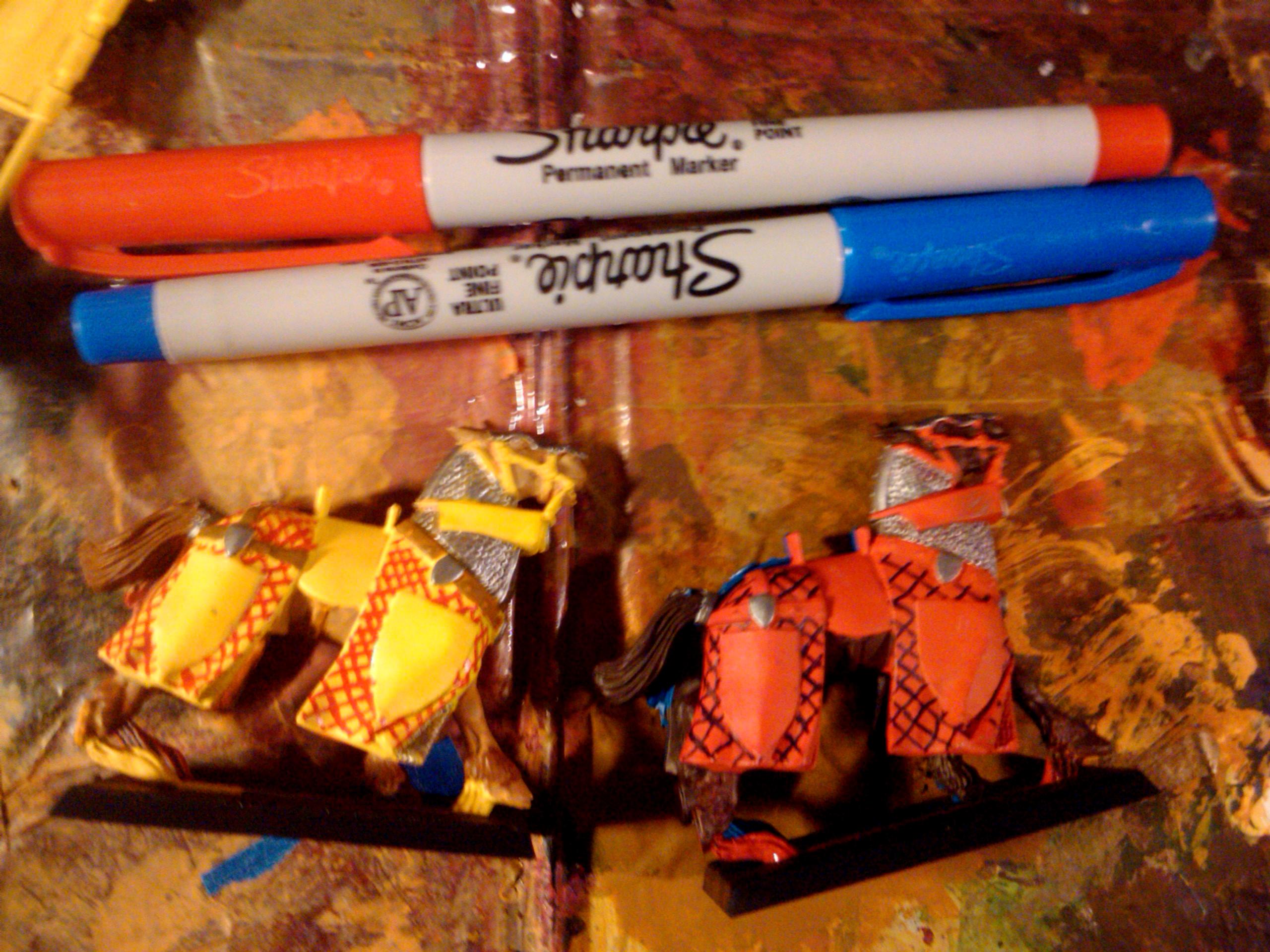 Archers, Bretonnians, Build, Grail, Hobby, Knights, Men At Arms, Painting, Peasant, Pegasus, Warhammer Fantasy, Wf