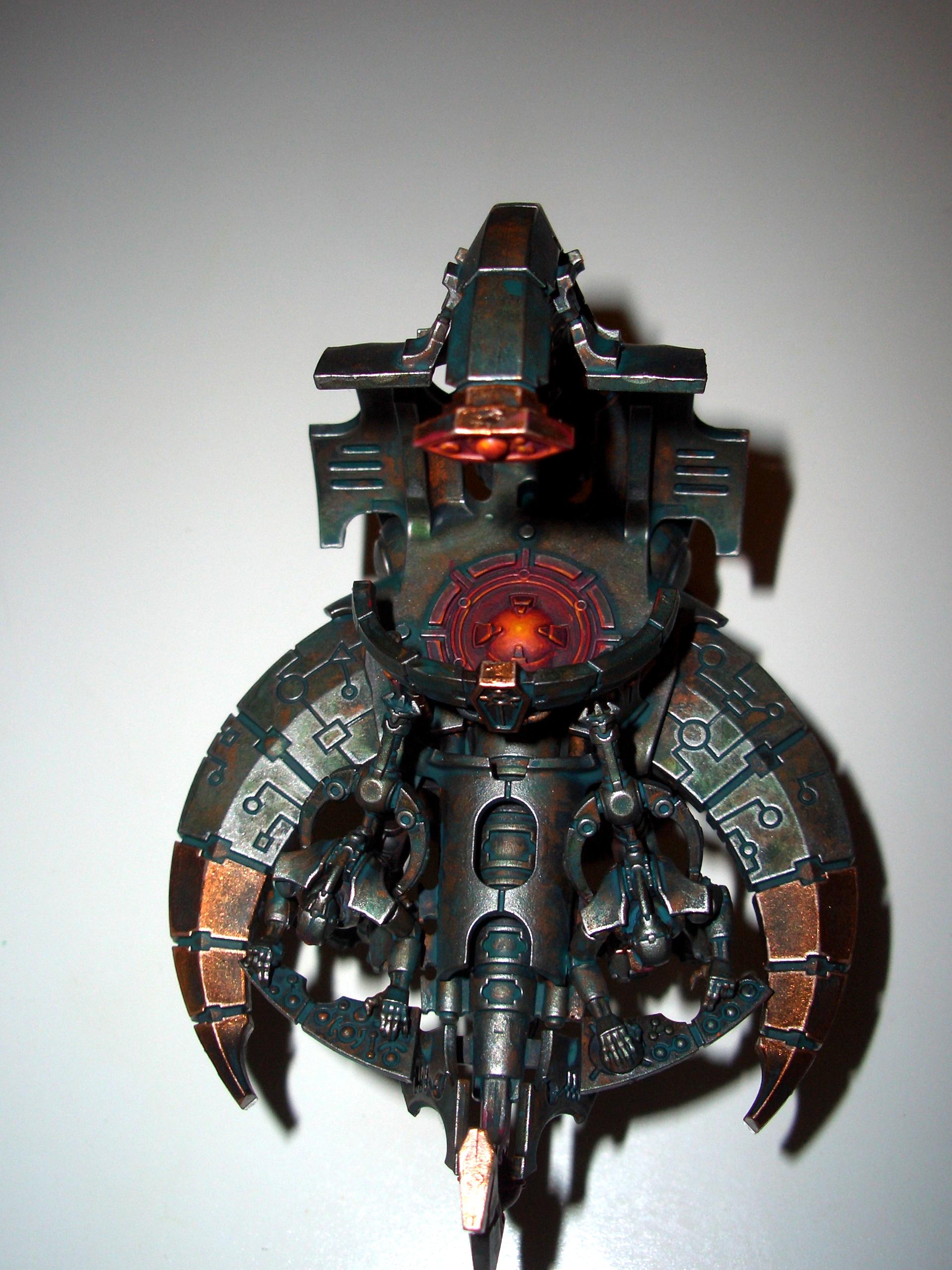 Command Barge, Necrons, Verdigris, Warhammer 40,000