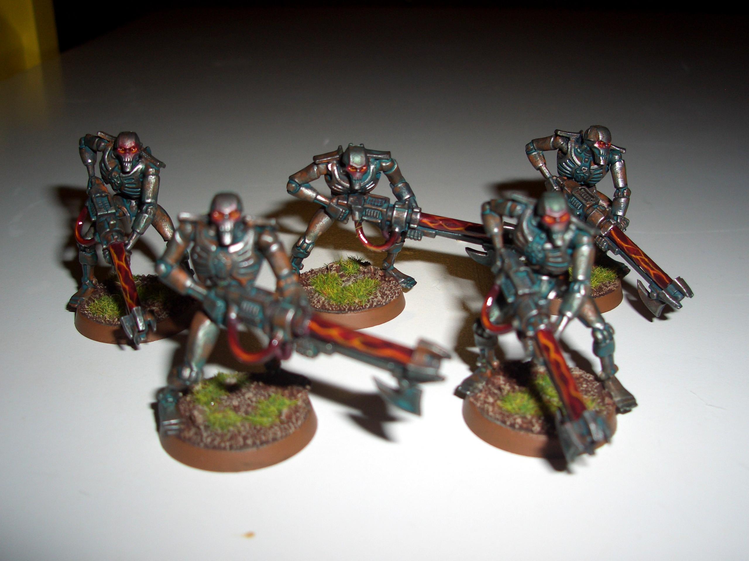 Blurred Photo, Necron Warriors, Necrons, Verdigris, Warhammer 40,000