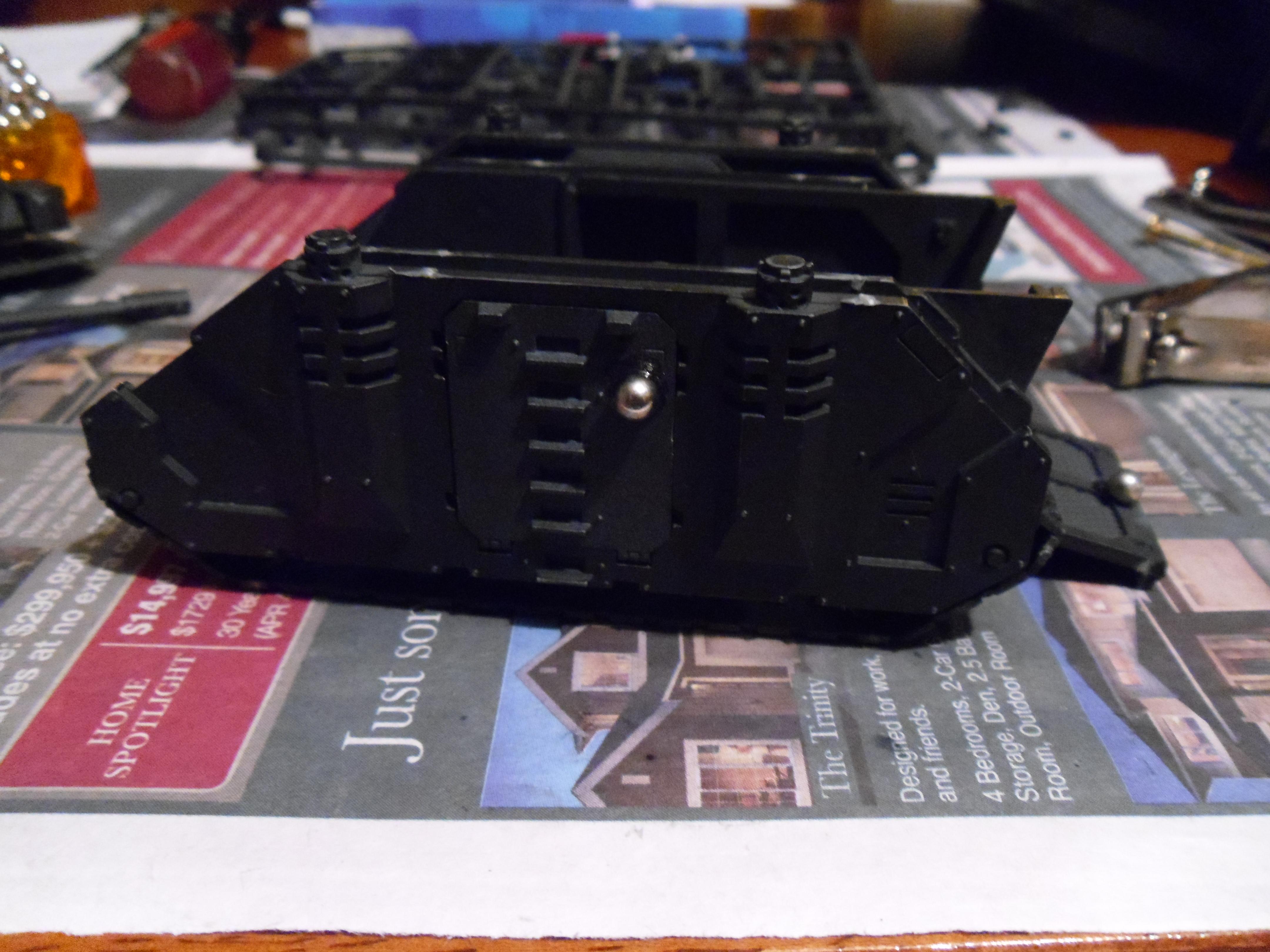 Armor, Customizable, Heavy Support, Imperial Fists, Magnet, Predator, Space Marines, Tank, Warhammer 40,000, Work In Progress