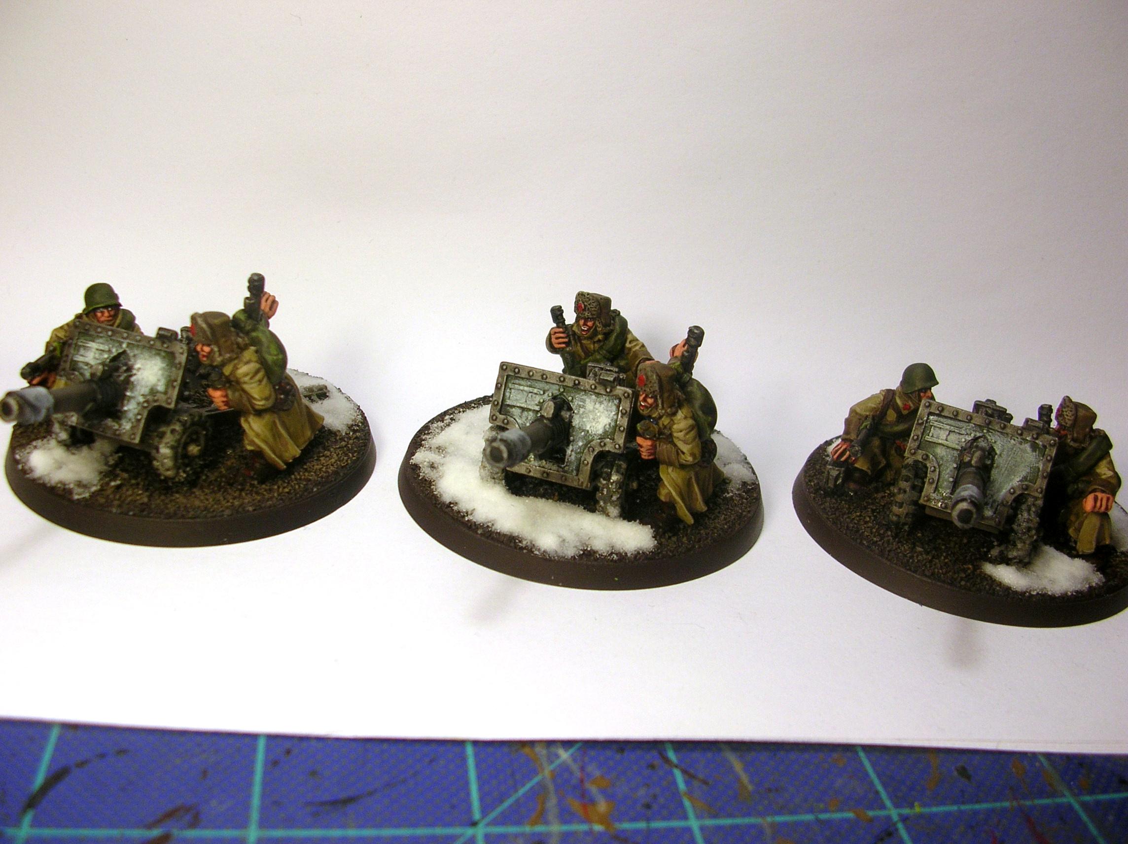Imperial Guard, Lascannon, Russians, Valhallans, Warhammer 40,000