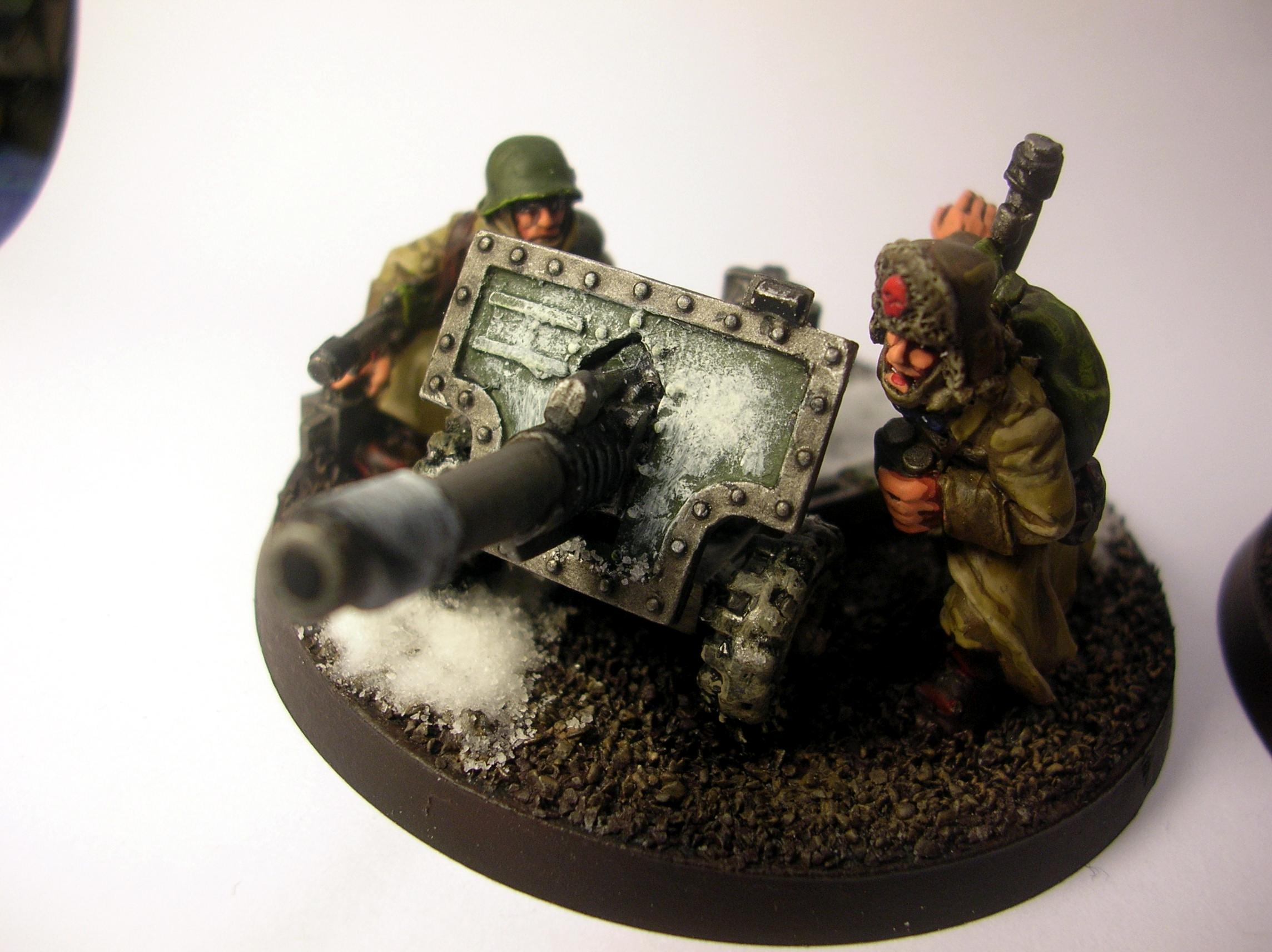 Imperial Guard, Lascannon, Russians, Valhallans, Warhammer 40,000