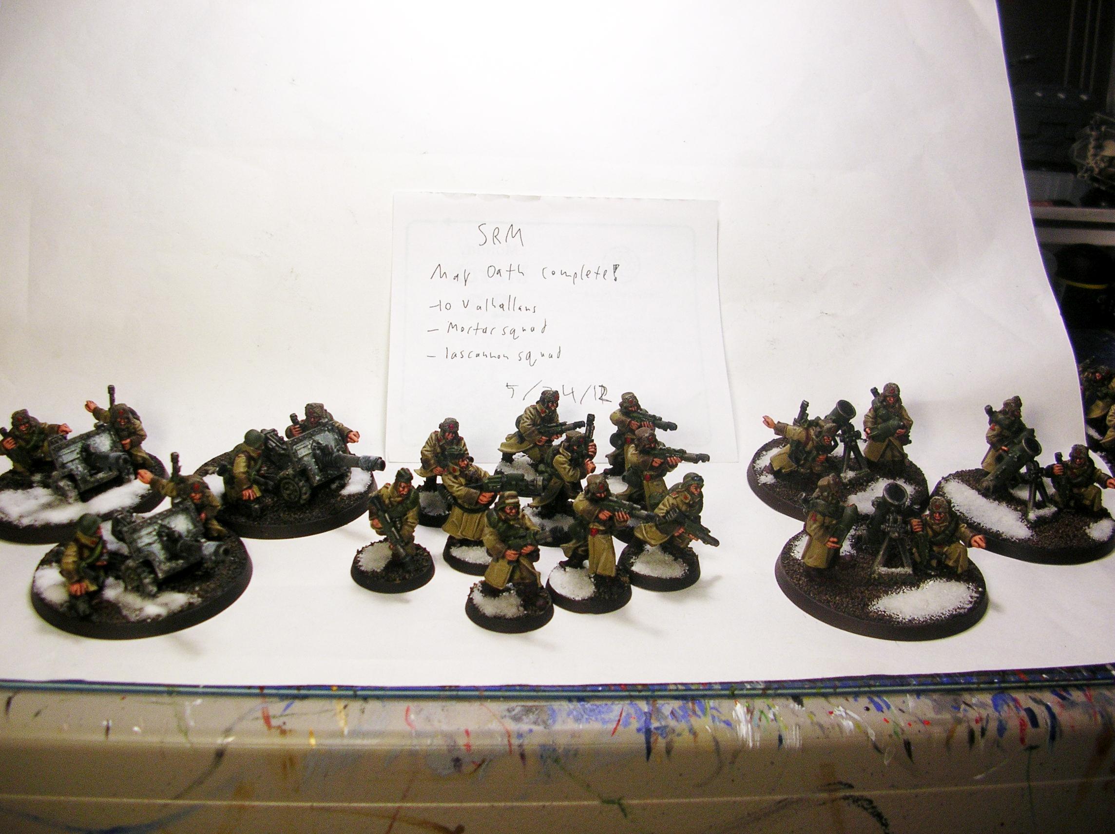 Imperial Guard, Lascannon, Russians, Valhallans, Warhammer 40,000