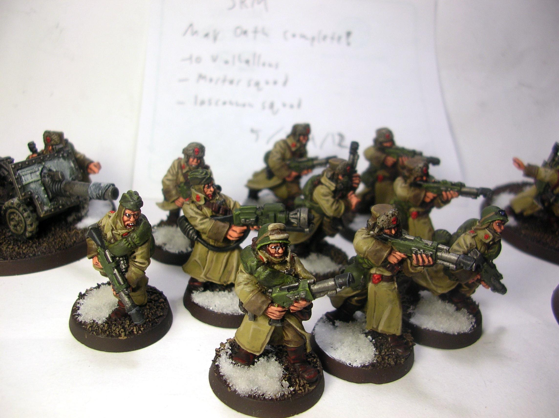 Imperial Guard, Lascannon, Russians, Valhallans, Warhammer 40,000
