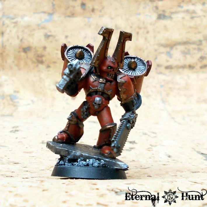 Assault, Chaos, Chaos Space Marines, Conversion, Harriers, Jump Infantry, Khorne, Raptors, Warhammer 40,000, World Eaters