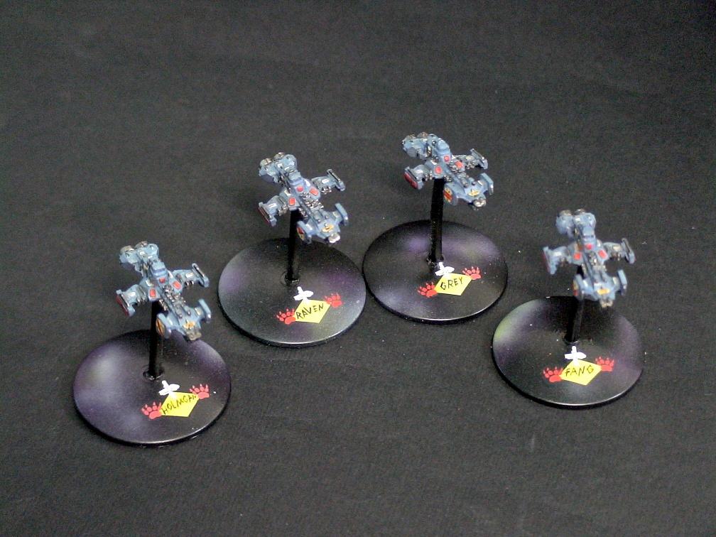 Battlefleet Gothic, Hunter Destroyers, Space Marines, Space Wolves