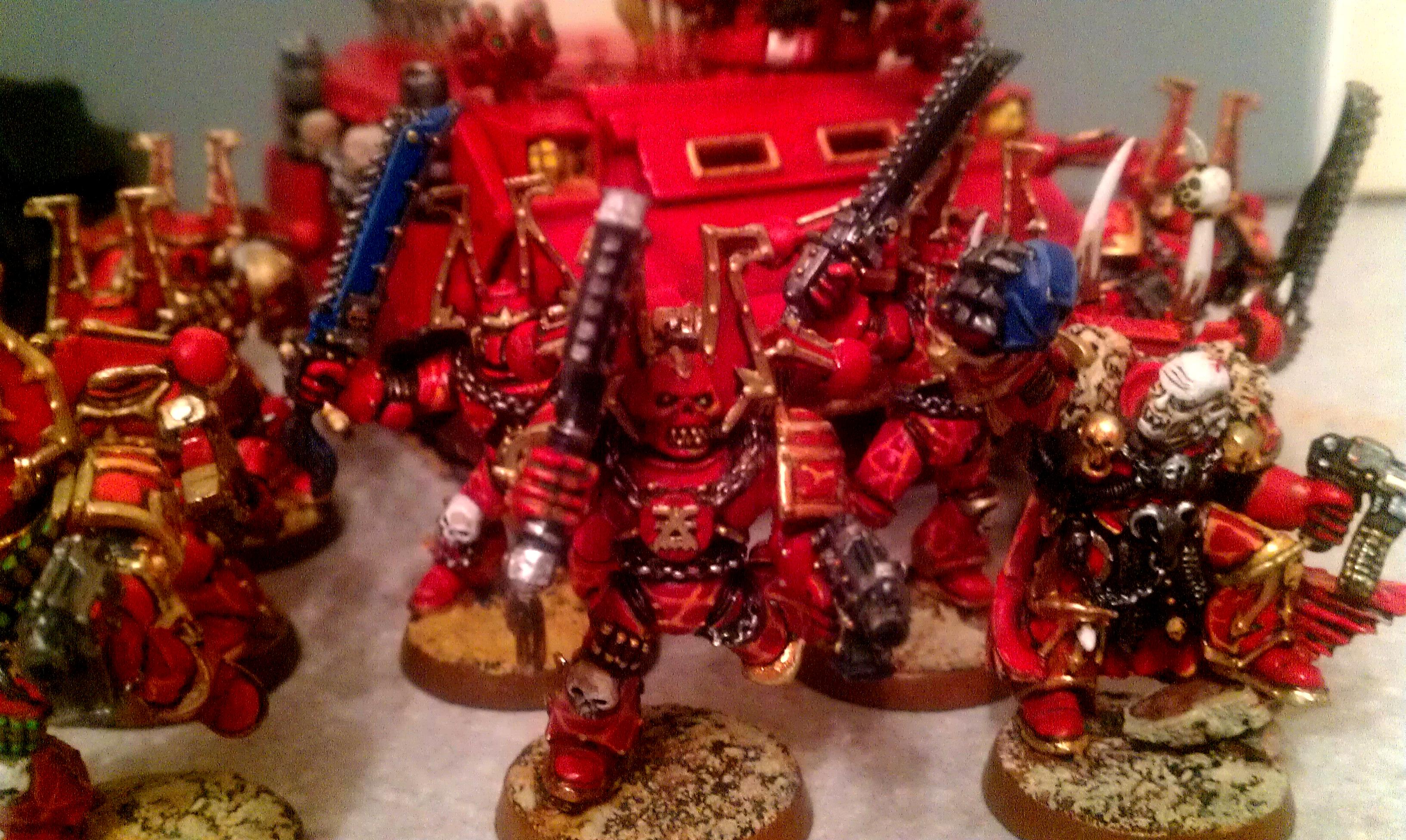 berzerkers with chaos lord as aspiring champion