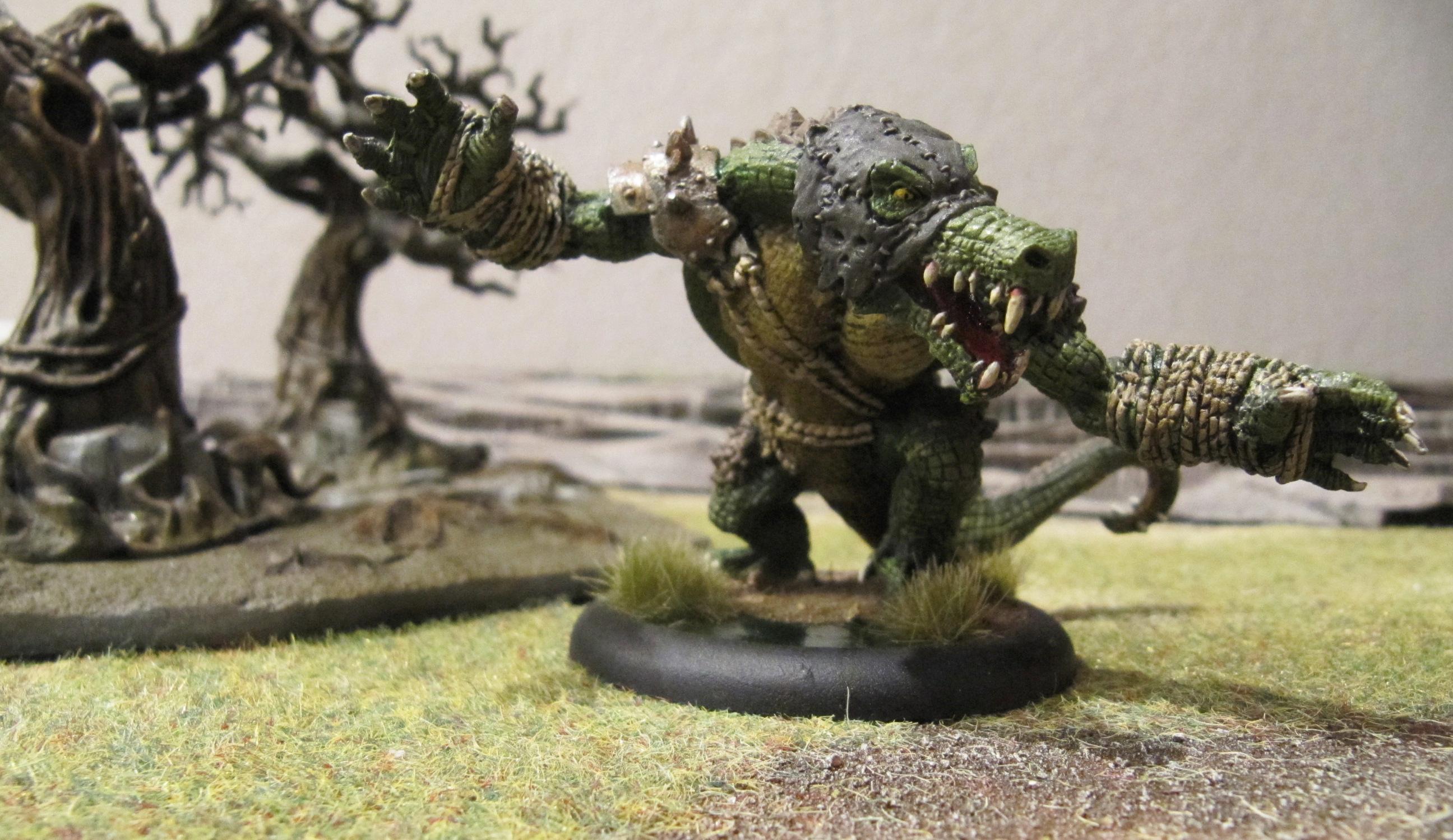 Blackhide Wrastler, Blindwater Congregation, Hordes, Minions, Privateer Press
