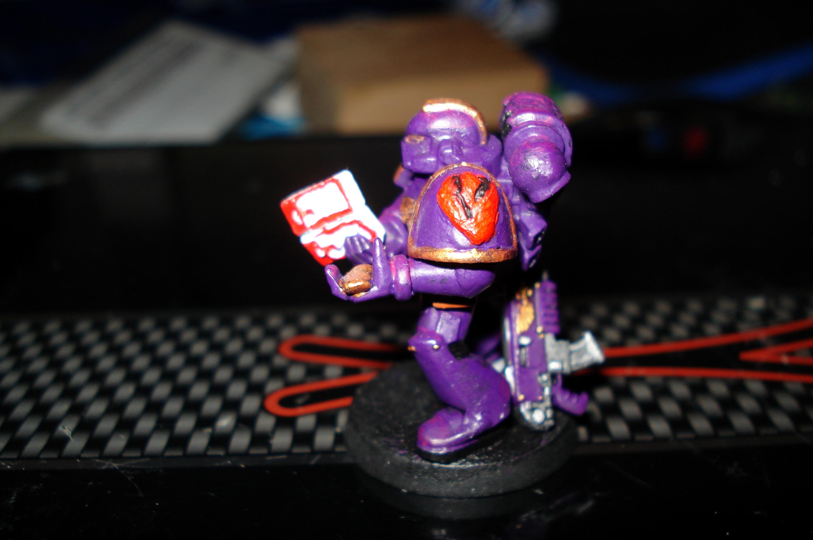 Cystic Fibrosis Challenge, Purple, Space Marines, Warhammer 40,000