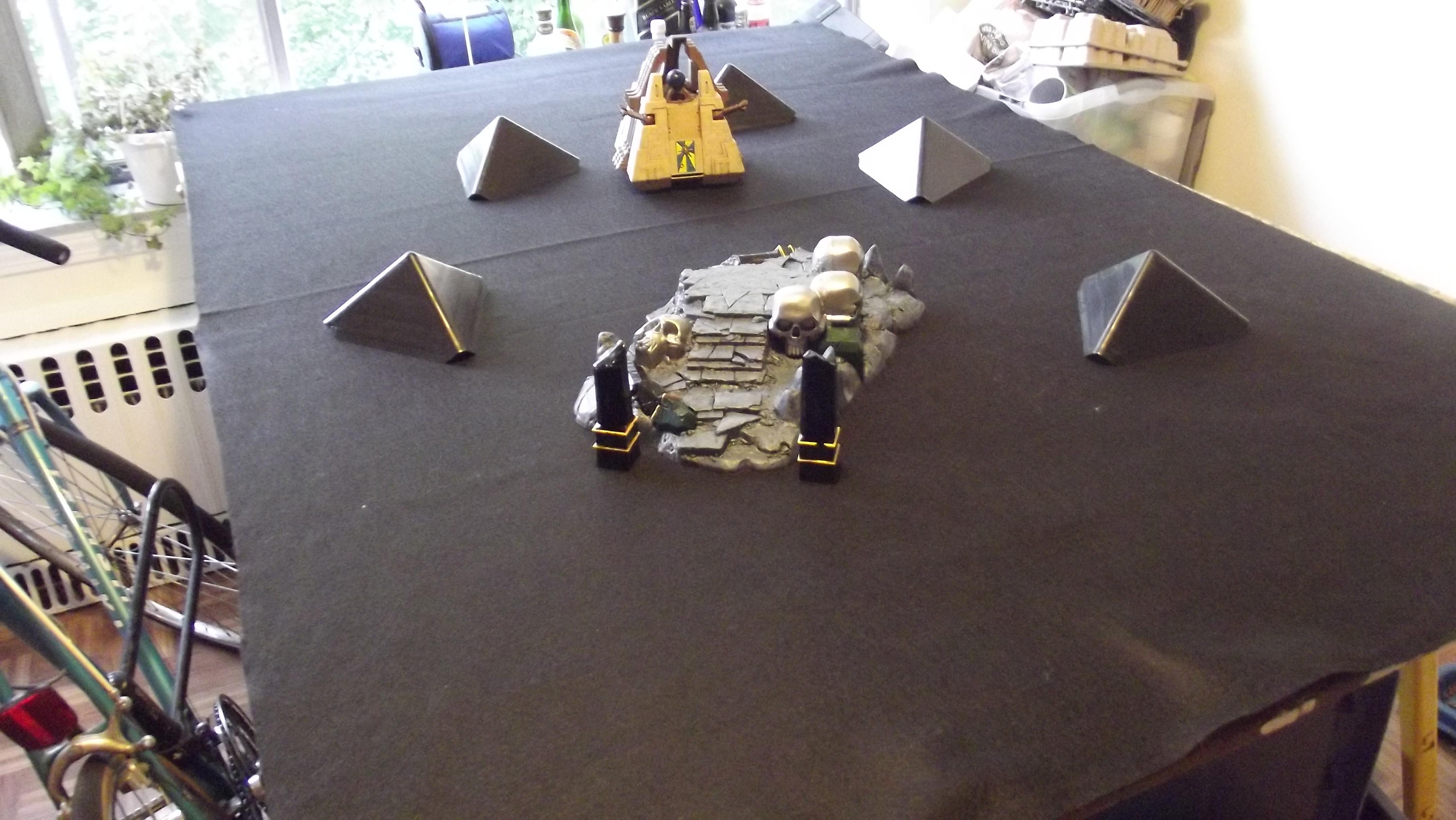 Game Table, Terrain, Work In Progress
