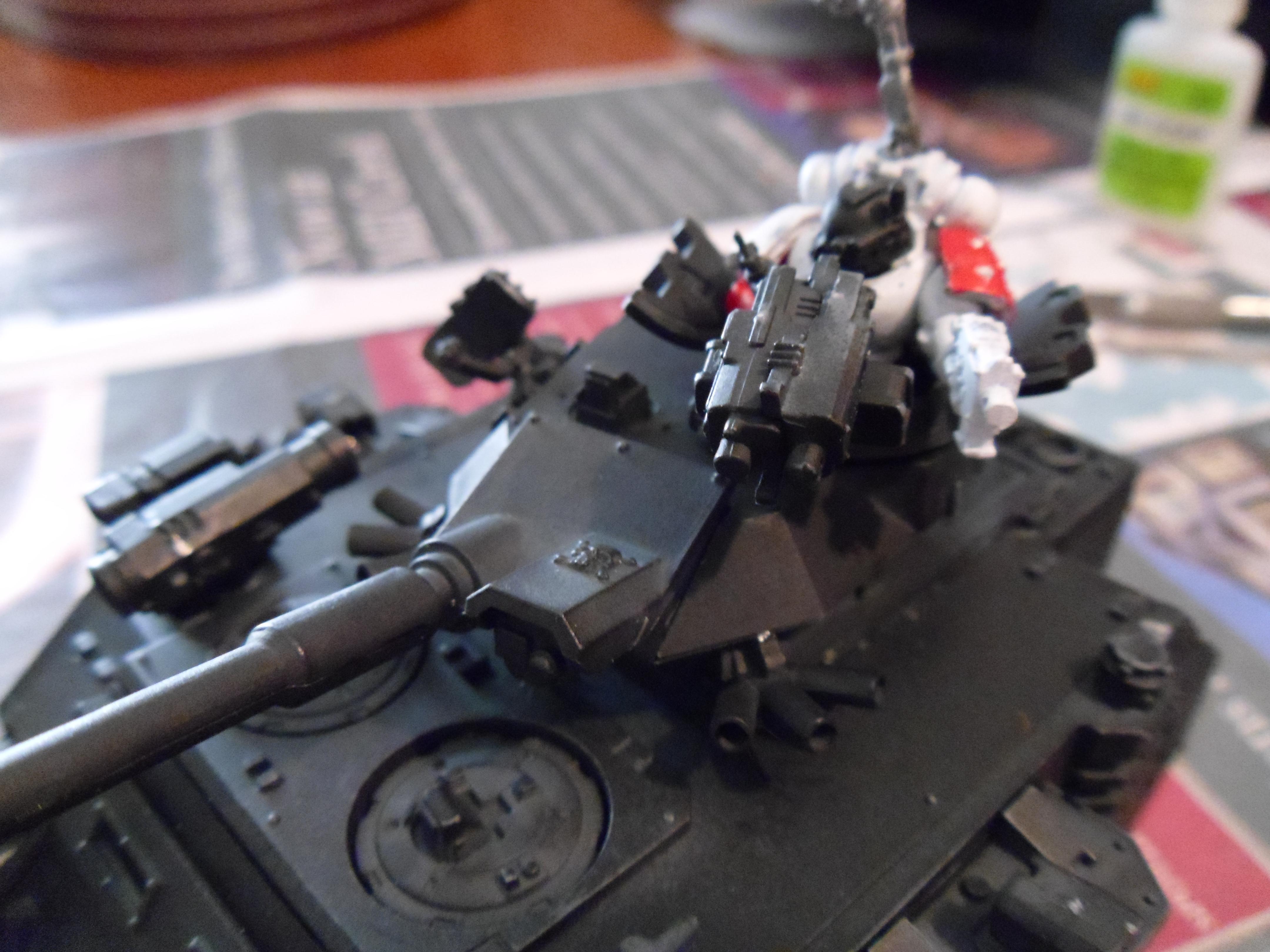 Armor, Customizable, Heavy Support, Imperial Fists, Magnet, Predator, Space Marines, Tank, Warhammer 40,000, Work In Progress