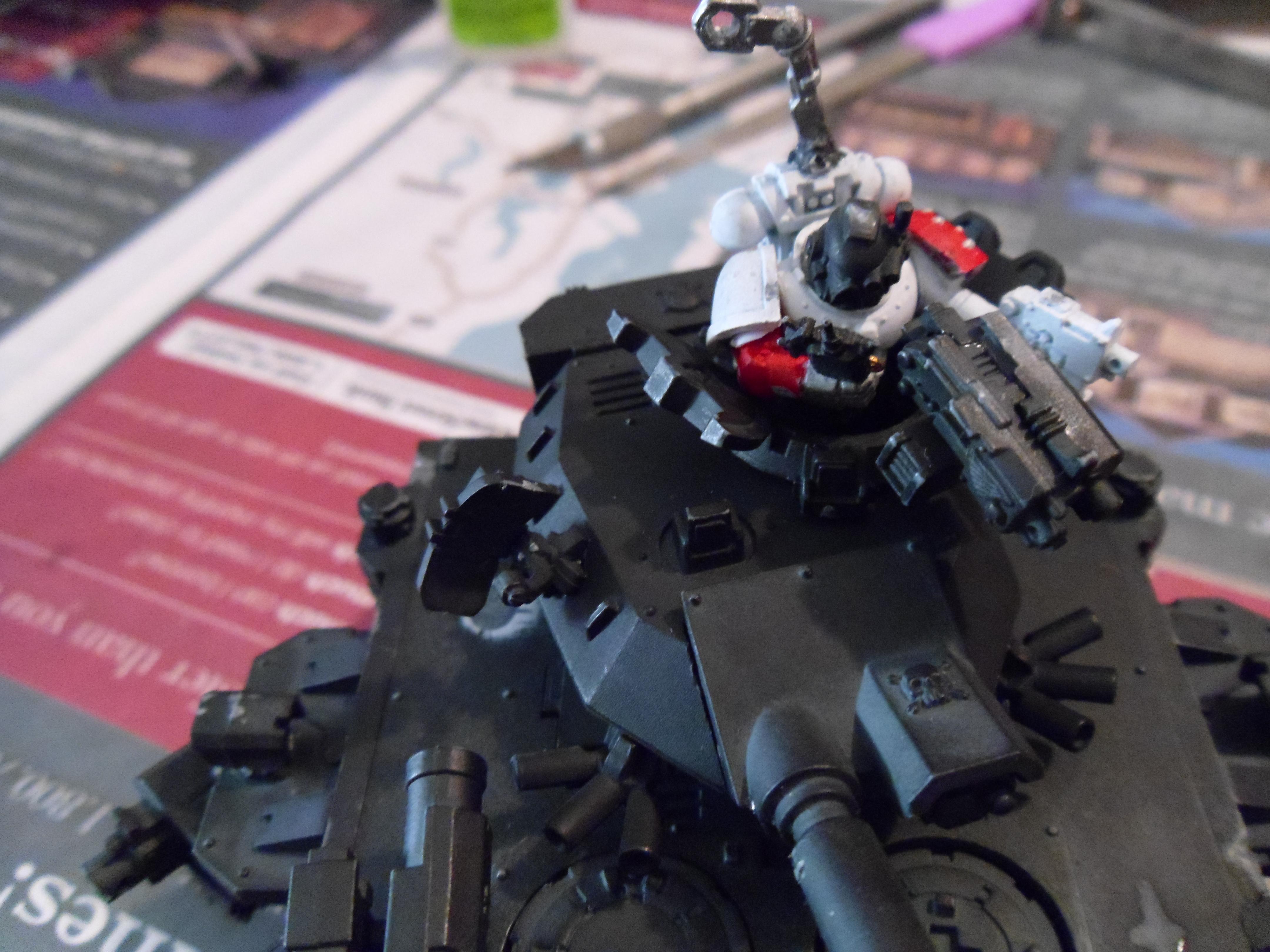 Armor, Customizable, Heavy Support, Imperial Fists, Magnet, Predator, Space Marines, Tank, Warhammer 40,000, Work In Progress