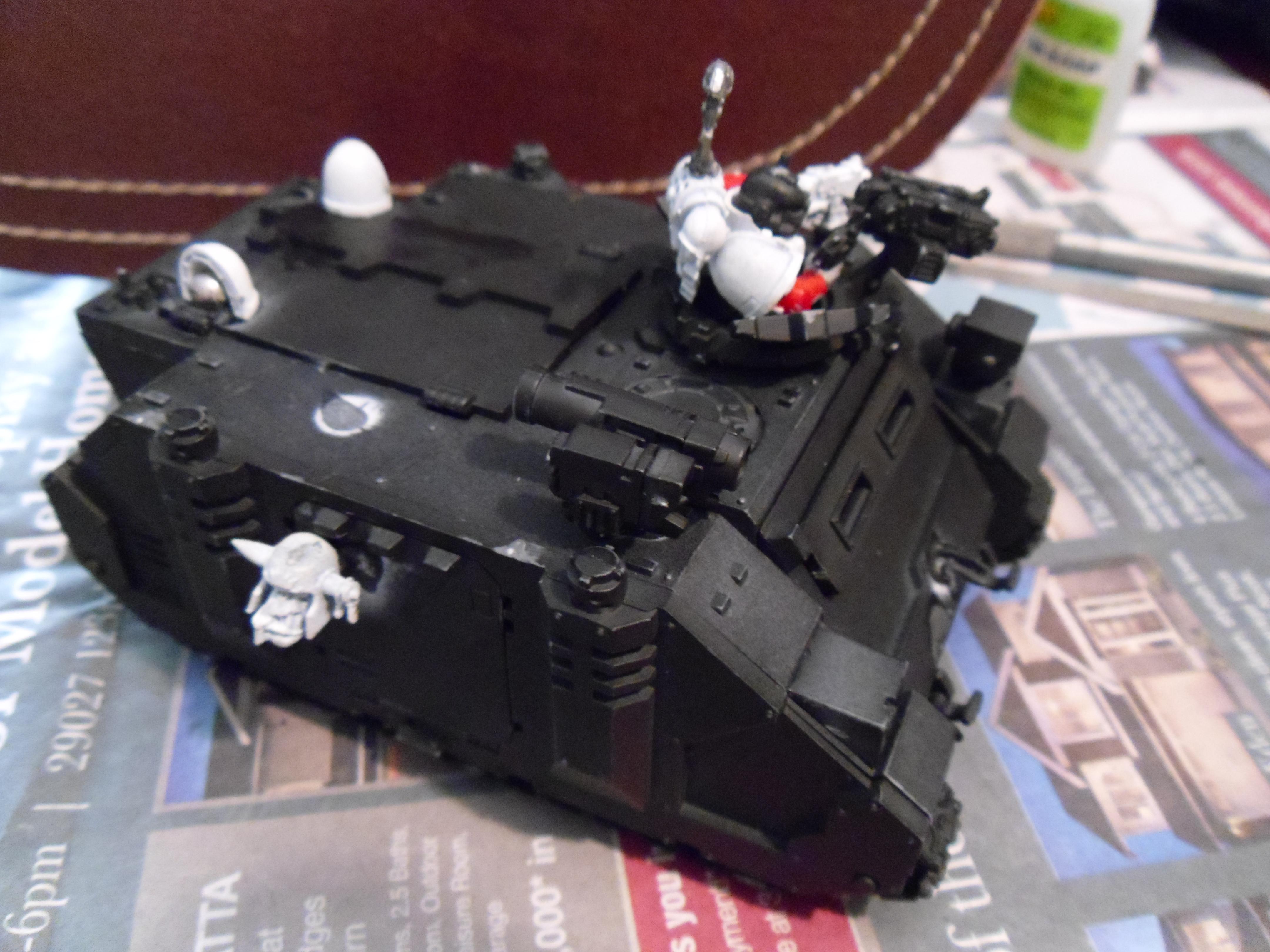 Armor, Customizable, Heavy Support, Imperial Fists, Magnet, Predator, Space Marines, Tank, Warhammer 40,000, Work In Progress