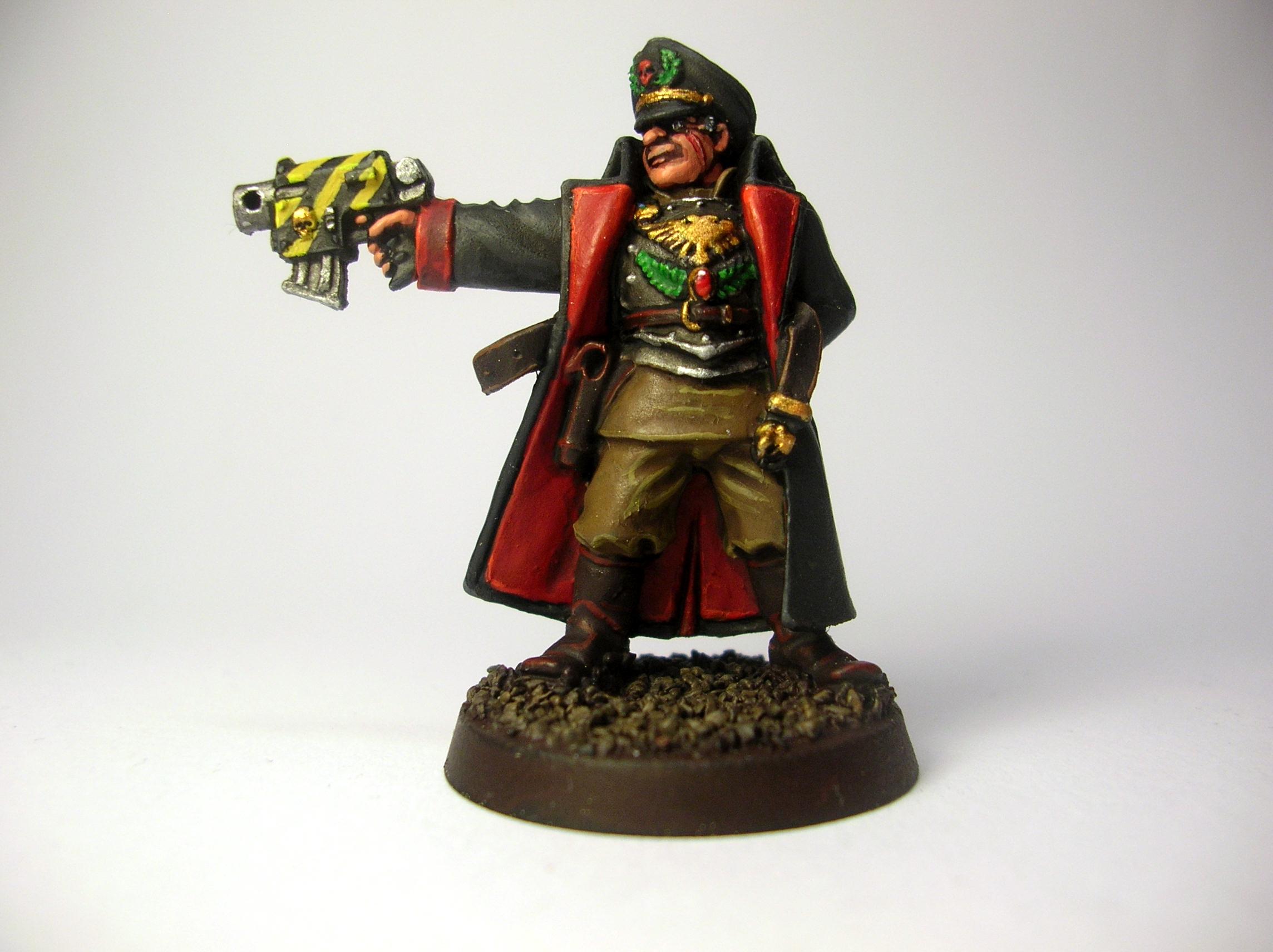 Commissar, Imperial Guard, Russians, Valhallans, Warhammer 40,000