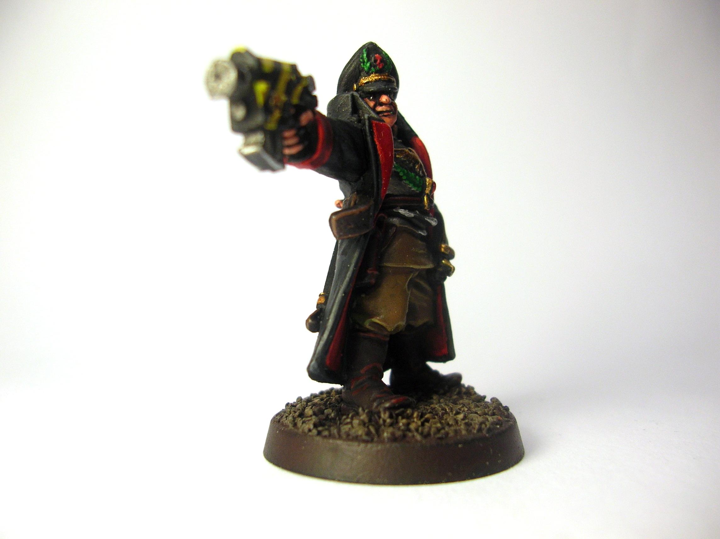 Commissar, Imperial Guard, Russians, Valhallans, Warhammer 40,000