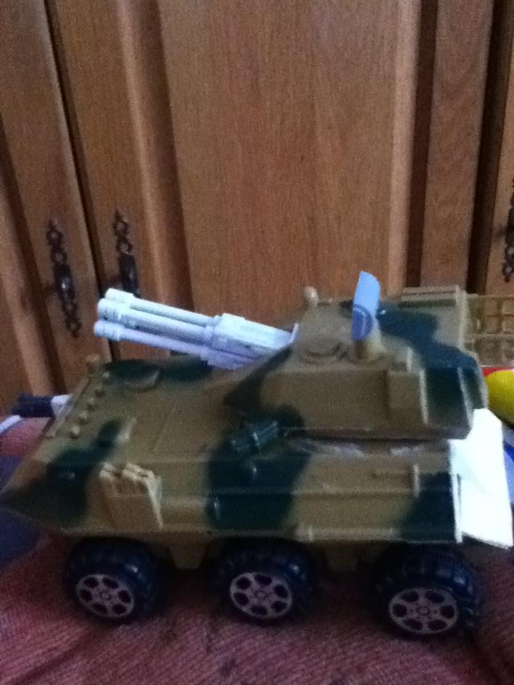 Blurred Photo, Camouflage Paint, Tank