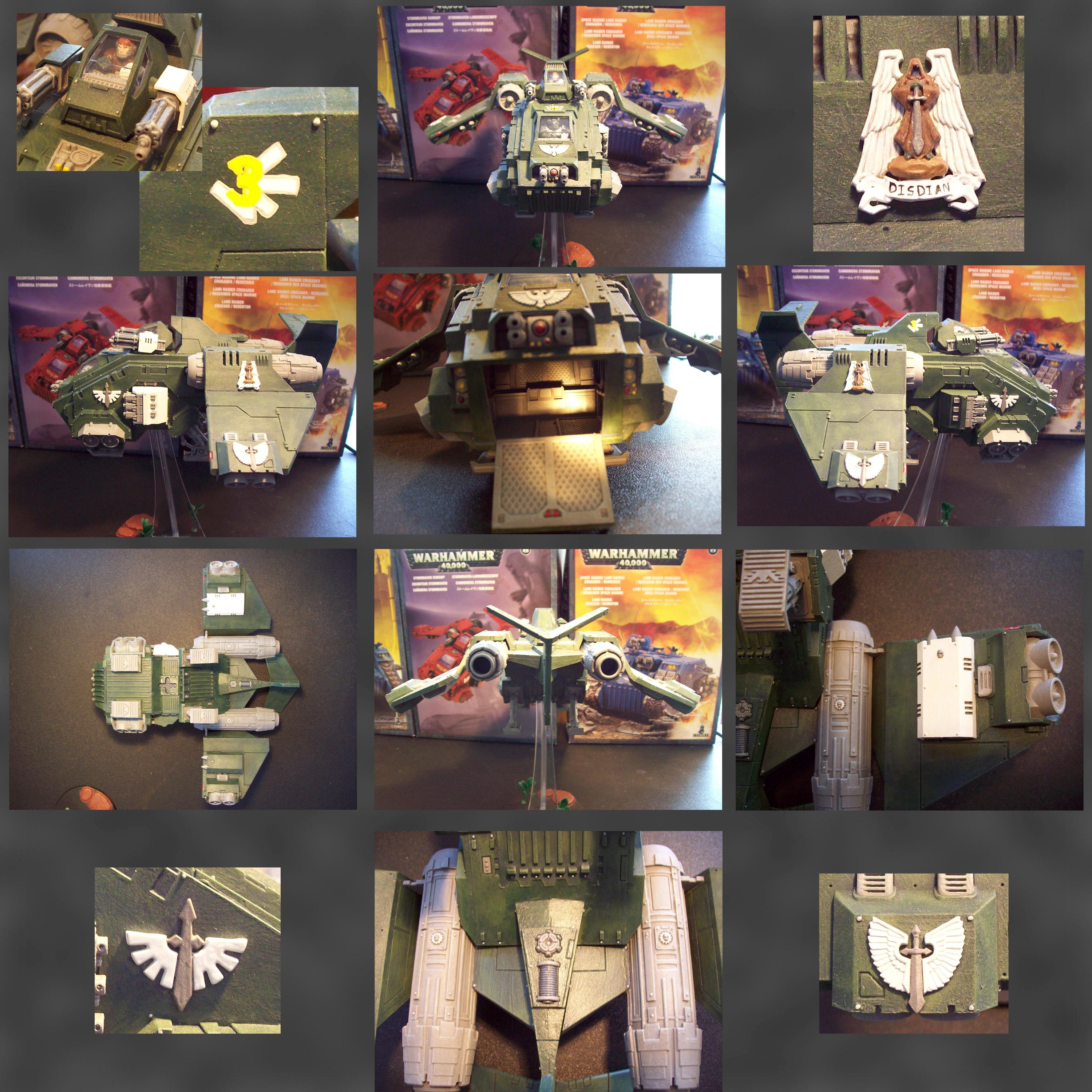 Disdain, Gunship, Stormraven, Vehicle